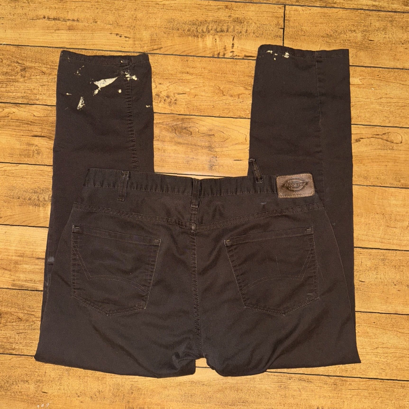 Dickies Dickies Slim Chino Pants Brown 36x31 Measured Size US 36 / EU 52 - 5 Thumbnail