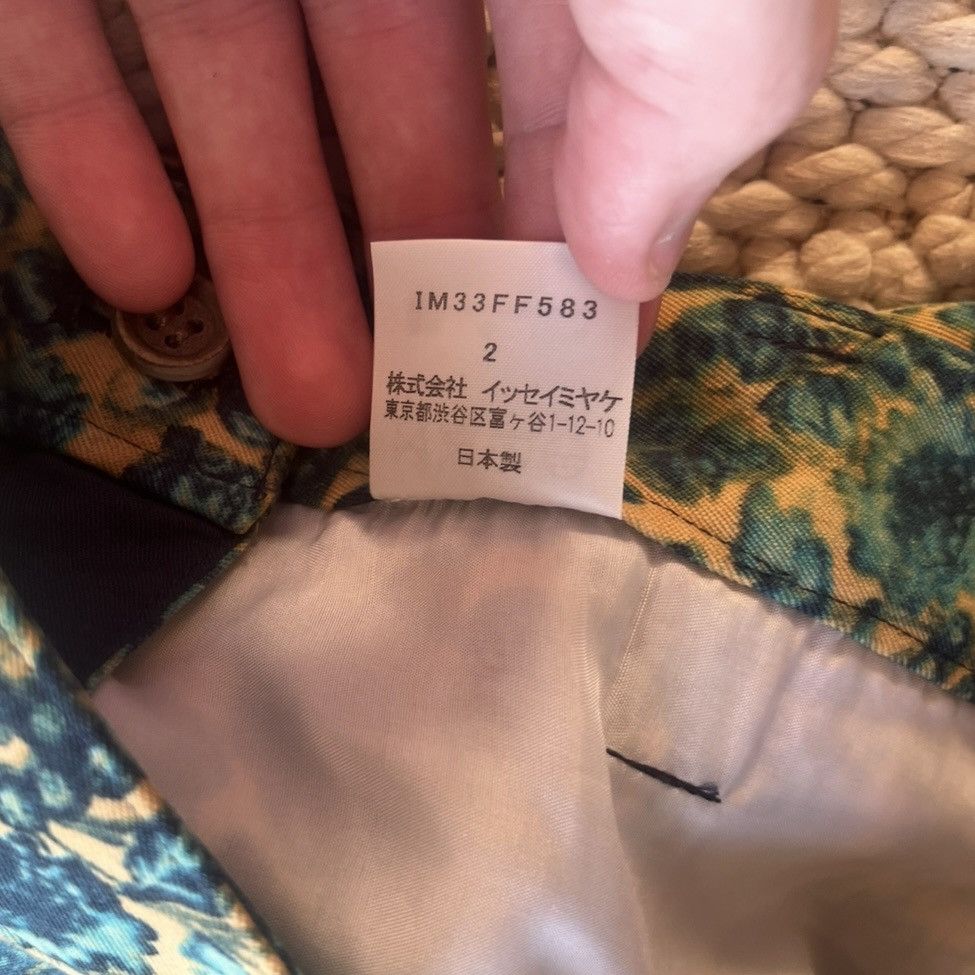 Issey Miyake Issey Miyake AW03 floral lightweight wool pants Size US 29 - 4 Thumbnail