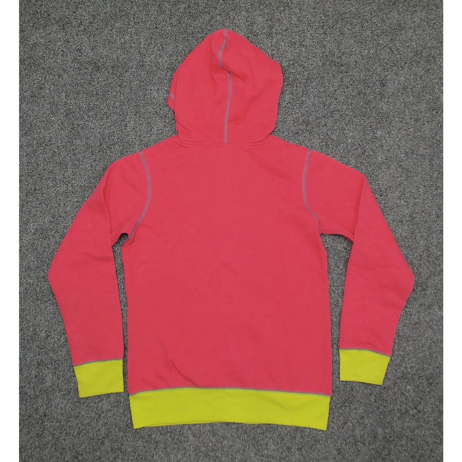 Nike Nike Late 2000s Y2K Neon Colorblock Spellout Hoodie Size S / US 4 / IT 40 - 4 Thumbnail