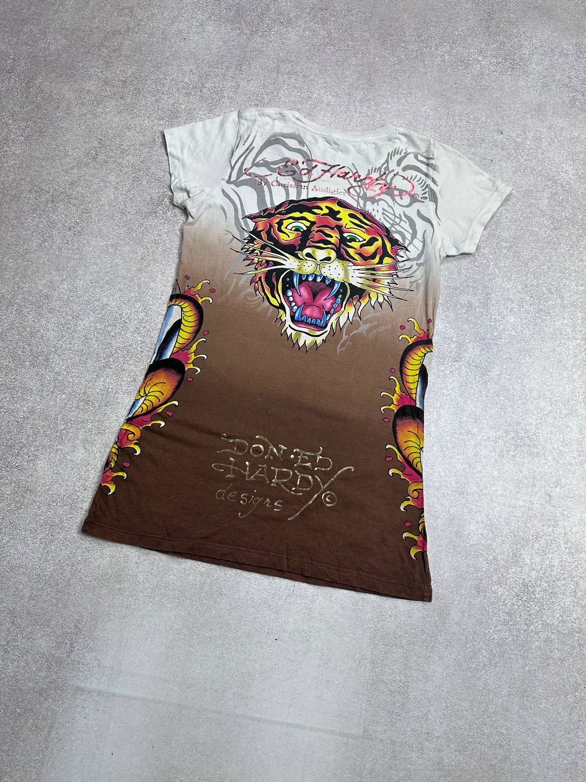 Ed Hardy Vintage Ed Hardy Christian Audigier JPG Style T-shirt M Size US M / EU 48-50 / 2 - 8 Thumbnail