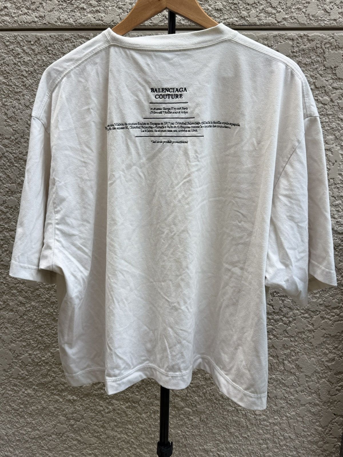 Balenciaga [Relisting at $350 in 48 hours] Balenciaga Couture t-shirt Size US S / EU 44-46 / 1 - 2 Thumbnail