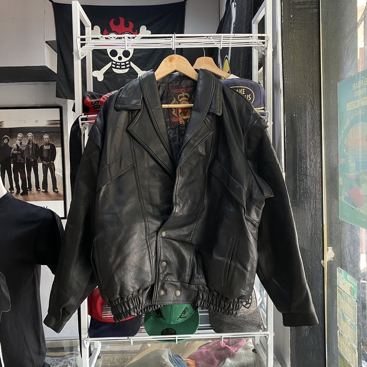 Valentino leather coat sales