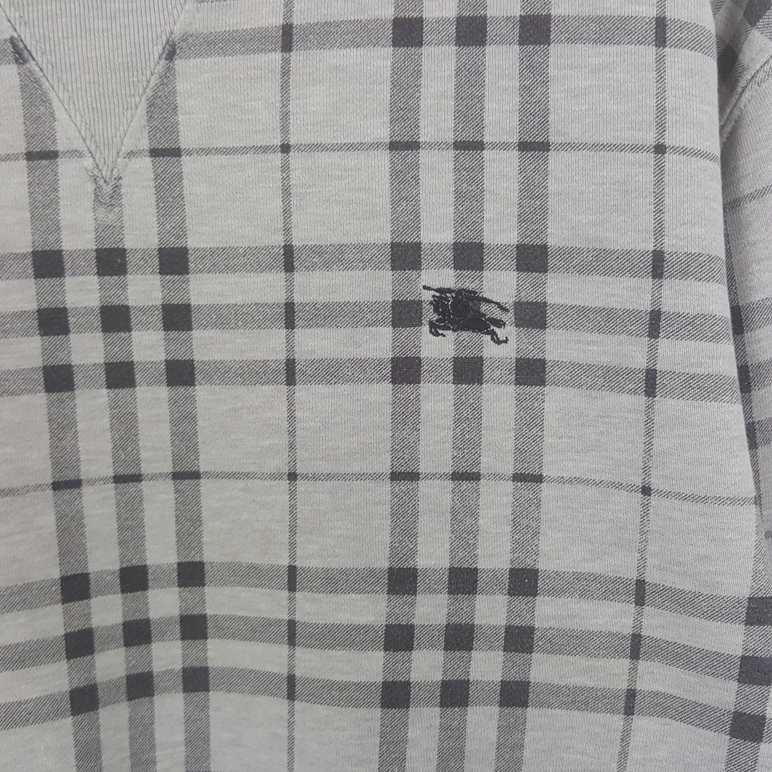 Vintage Burberry Blue Label Nova Check Sweatshirt