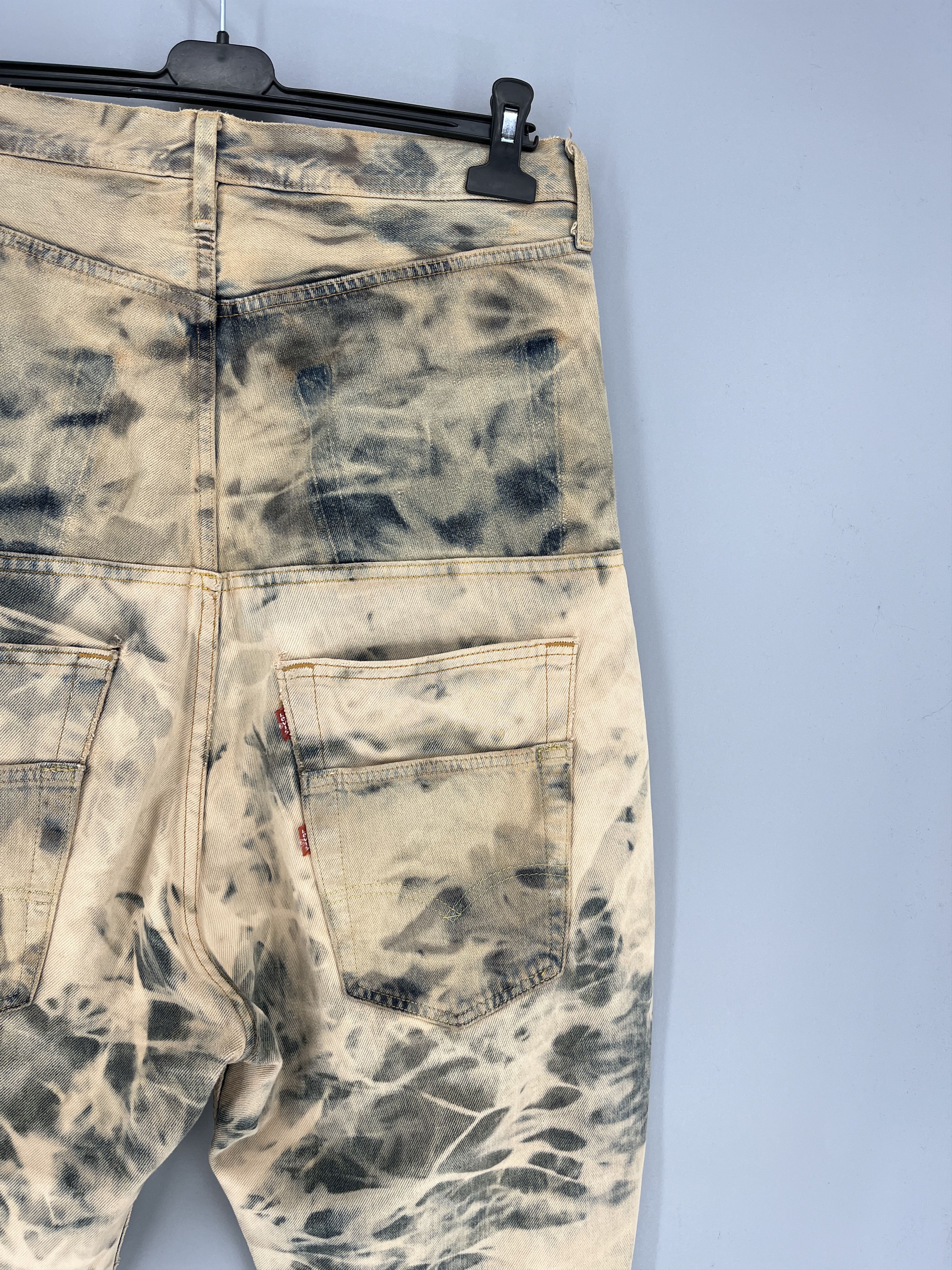 Other 90s Levi’s 501 Patchwork Multipocket Denim Custom Jeans USA Size US 32 / EU 48 - 10 Thumbnail