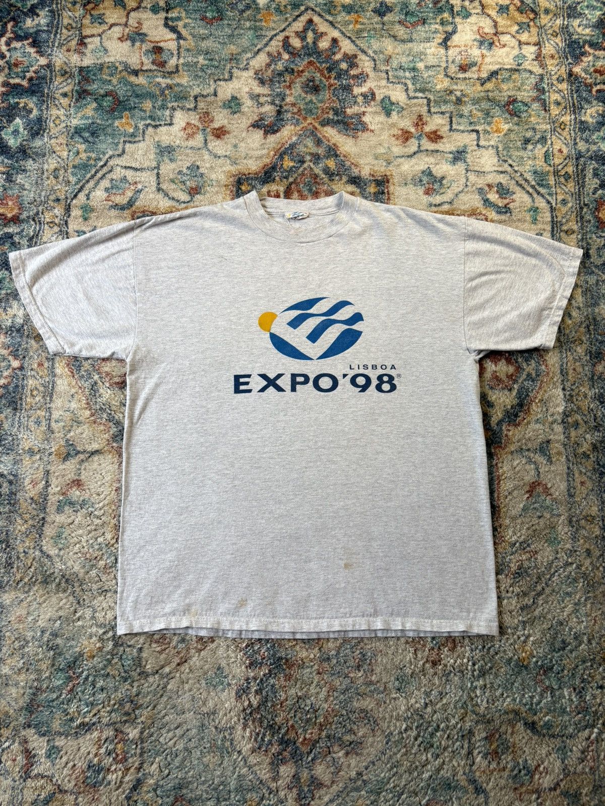 Vintage Vintage Expo 98 Logo T-shirt Size XL Size US XL / EU 56 / 4 - 1 Thumbnail