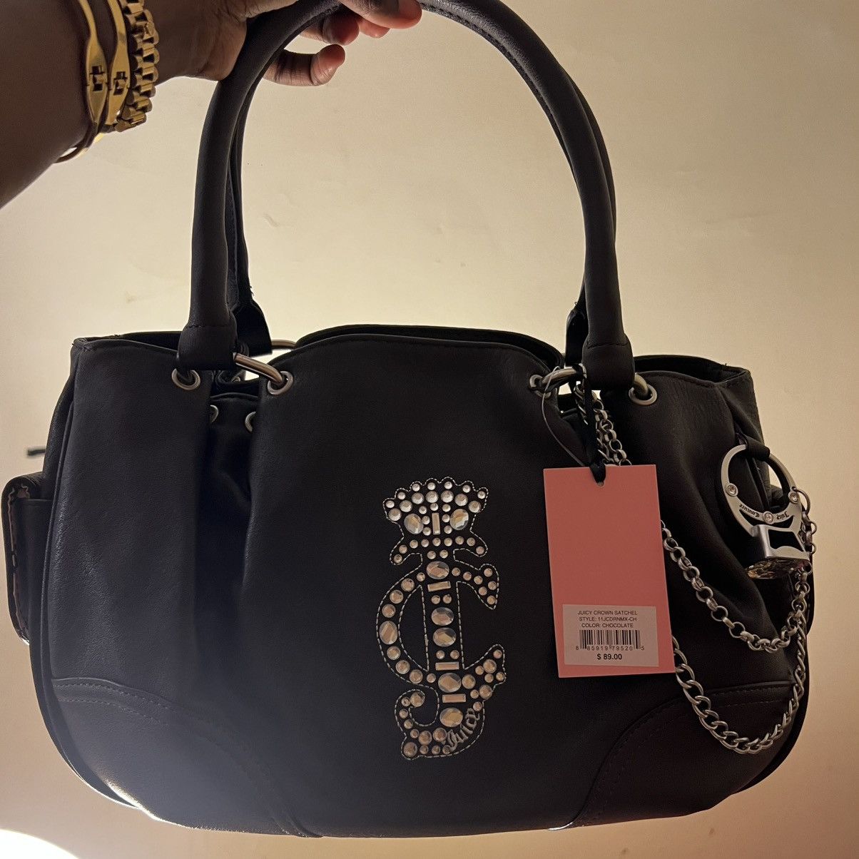 Juicy Couture Brown Leather Juicy Couture Handbag Size ONE SIZE - 5 Thumbnail