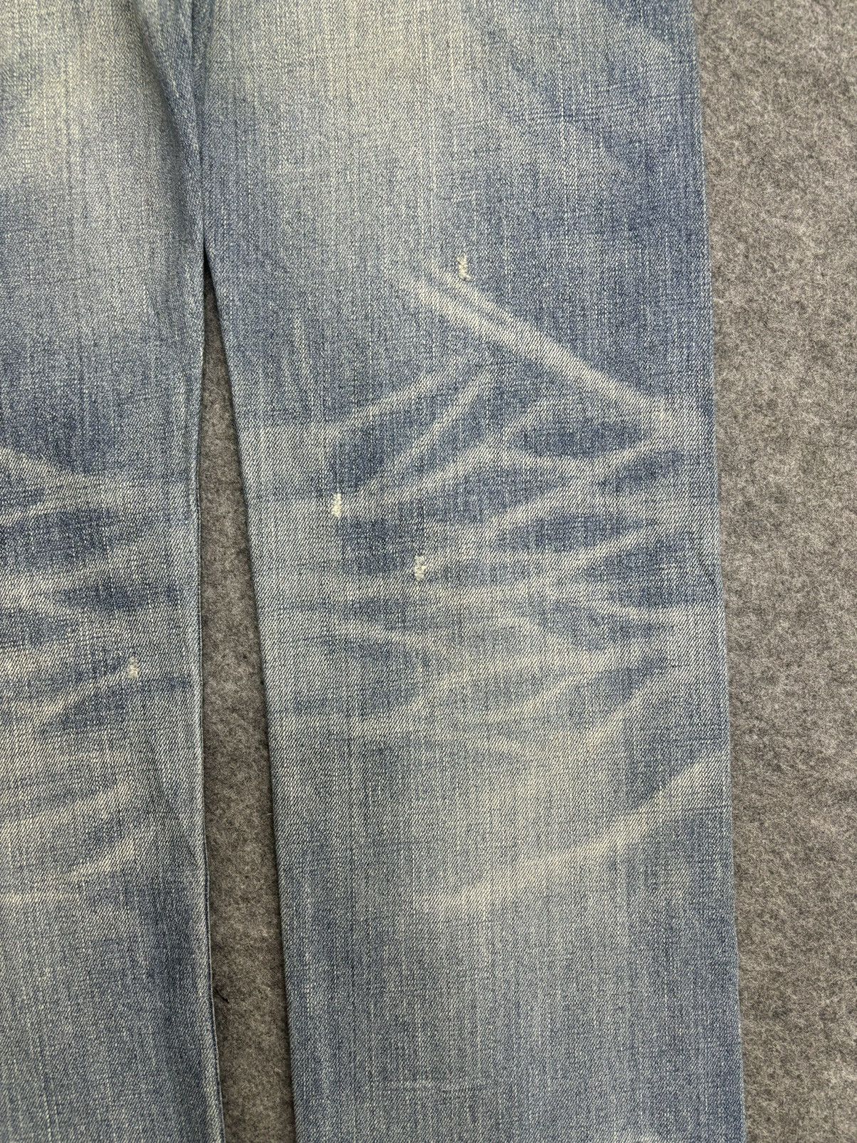 Edwin 💥Insane 90s Style💥Edwin 504ZX Slevedge Distressed Denim F538 Size US 31 - 14 Thumbnail