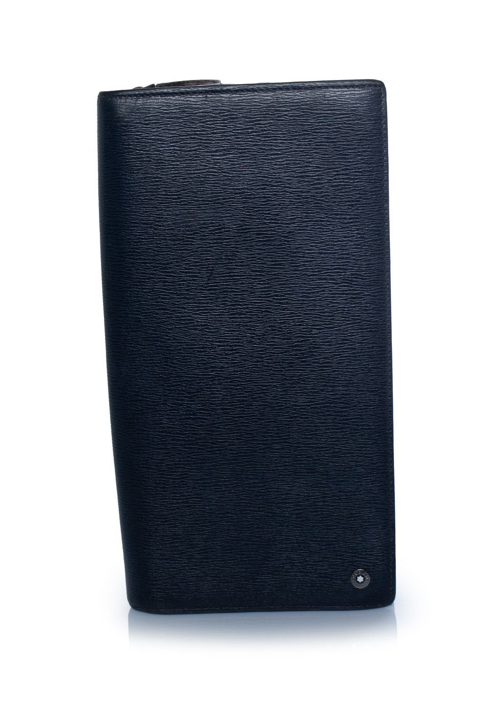 Montblanc Montblanc, blue leather zip around wallet Size ONE SIZE - 3 Thumbnail