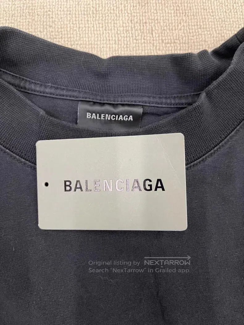 Balenciaga Balenciaga Reversed Print Letter Short Sleeve Size US XL / EU 56 / 4 - 3 Thumbnail