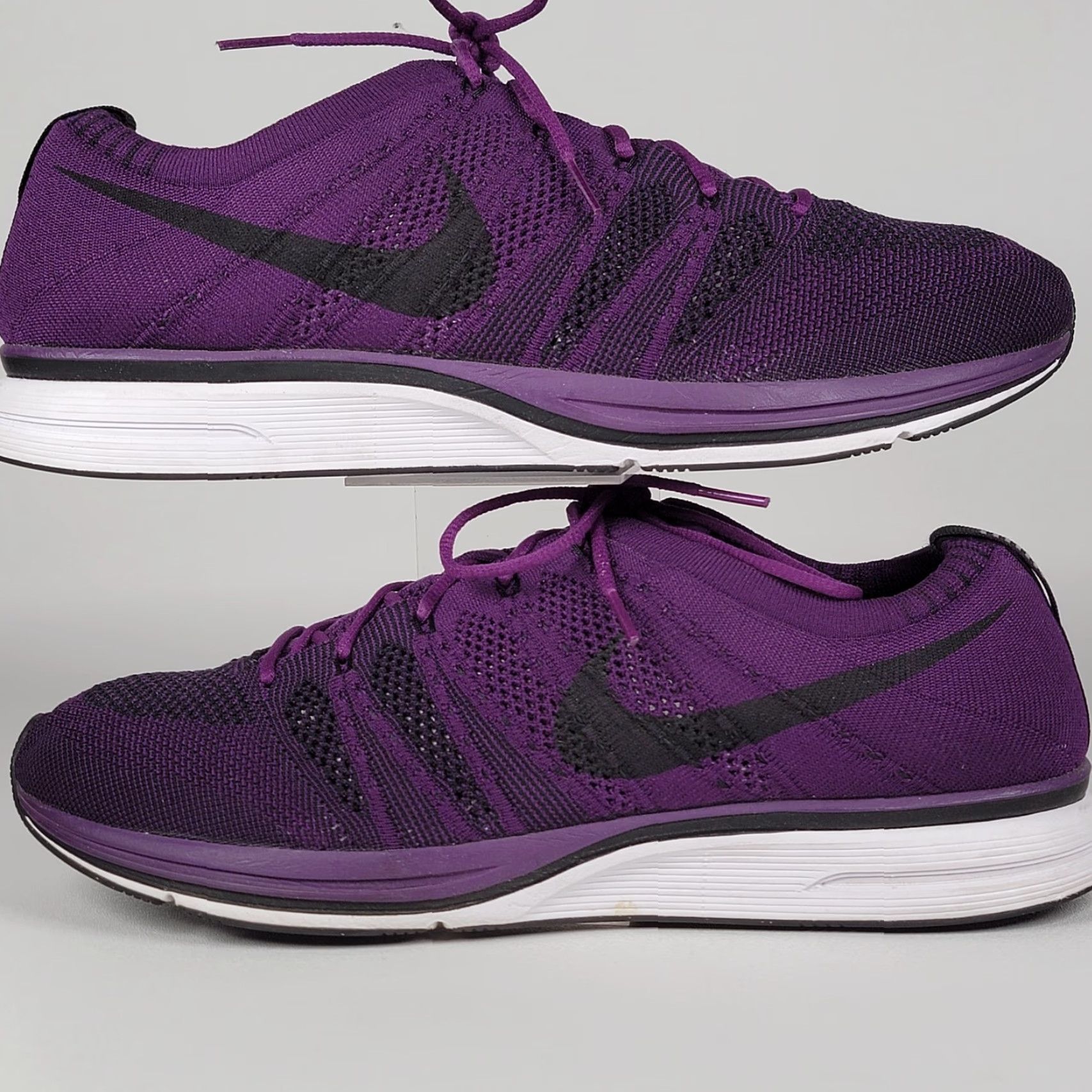 Nike Nike Flyknit Trainer Men Nike Flyknit Racer Trainer Night Purple AH8396-500 Size 12 Mens Rare Purple Running Shoes Size ONE SIZE - 5 Thumbnail