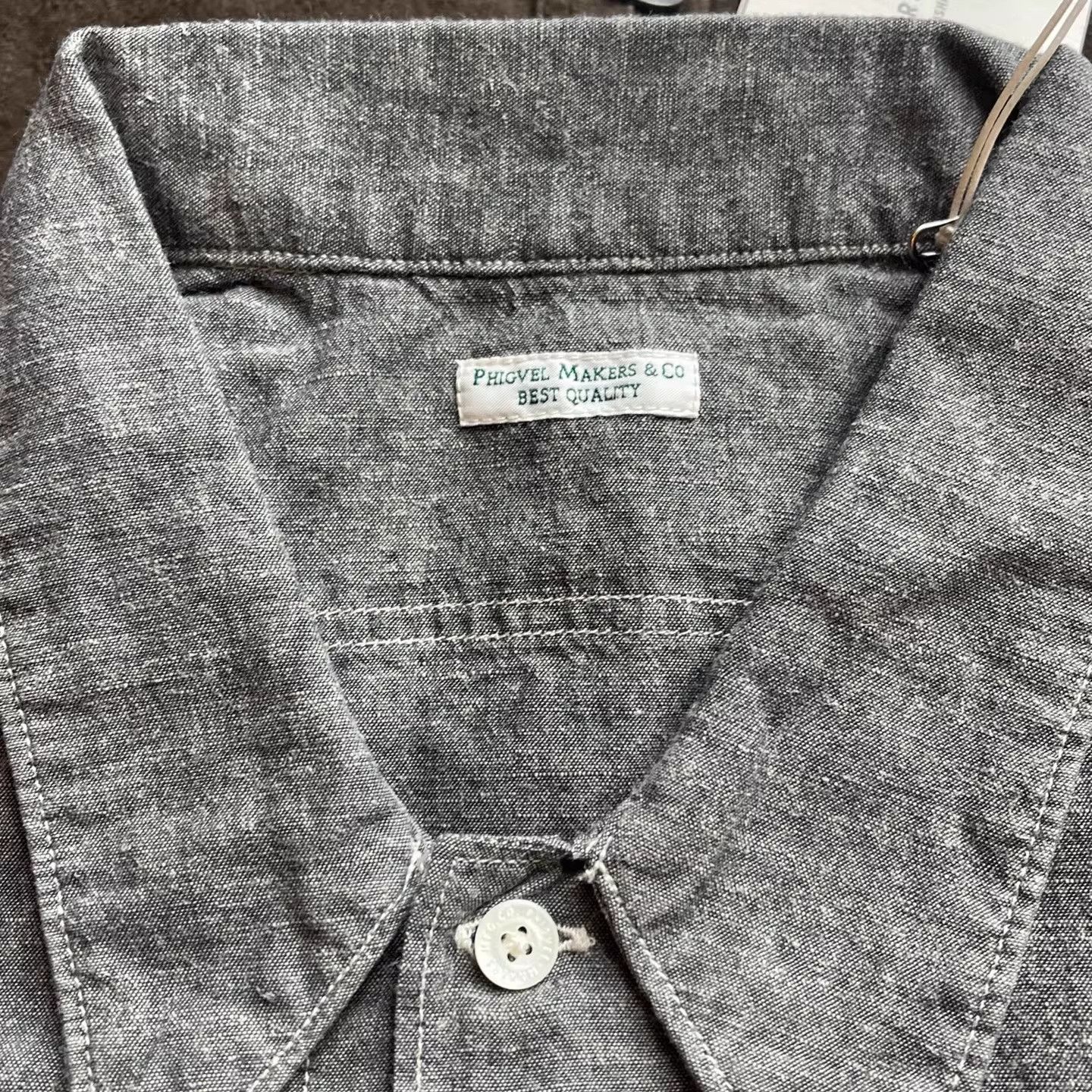 PHIGVEL MAKERS & Co. PHIGVEL MAKERS Workaday Chambray Shirt Size US L / EU 52-54 / 3 - 5 Thumbnail
