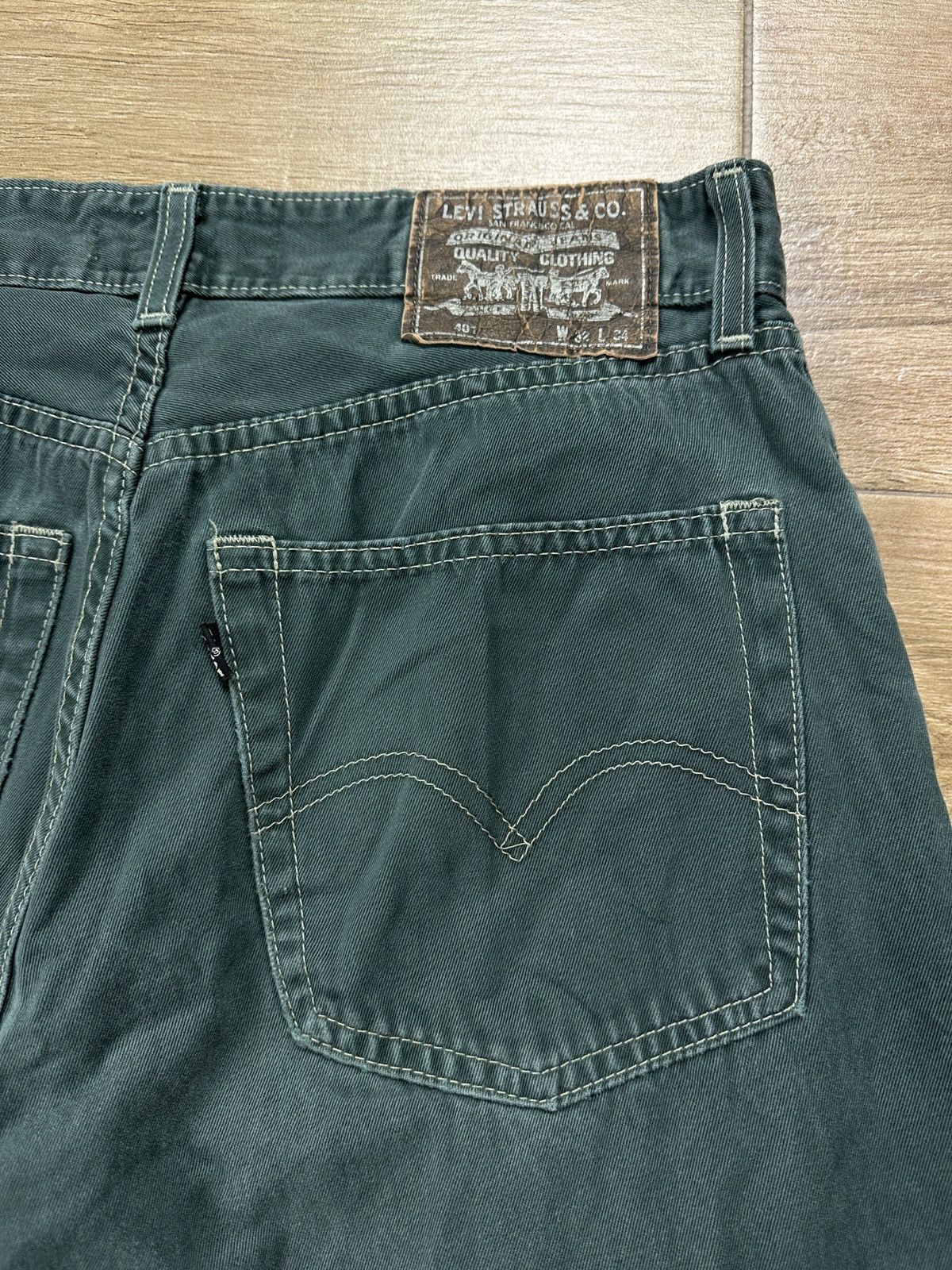 Levi's × Vintage Vintage 90s Levi's 401 Distressed Jeans Size US 32 / EU 48 - 7 Thumbnail