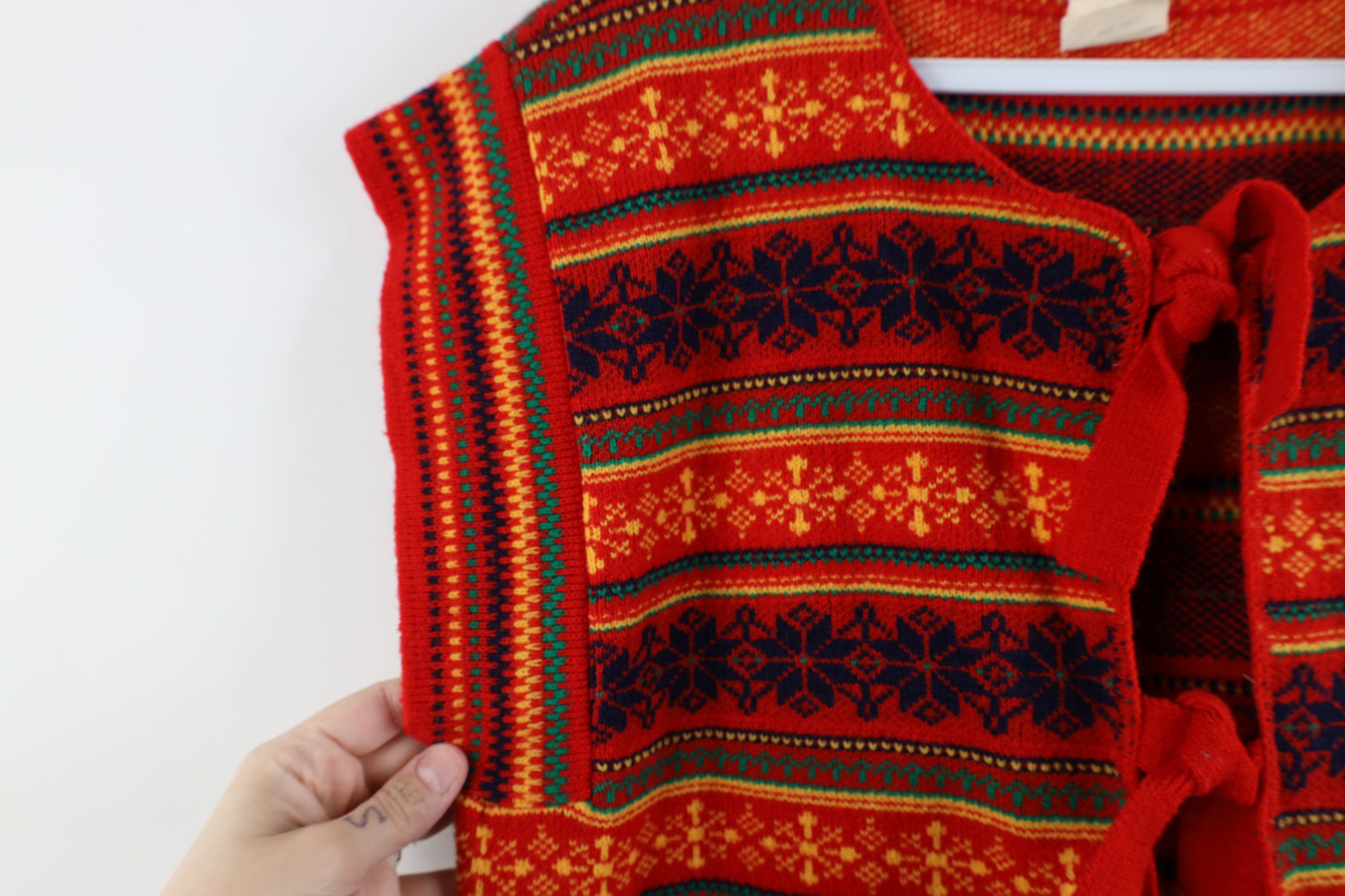 Vintage Vintage 70s Mid Century Modern MCM Cardigan Sweater USA Size M / US 6-8 / IT 42-44 - 6 Thumbnail