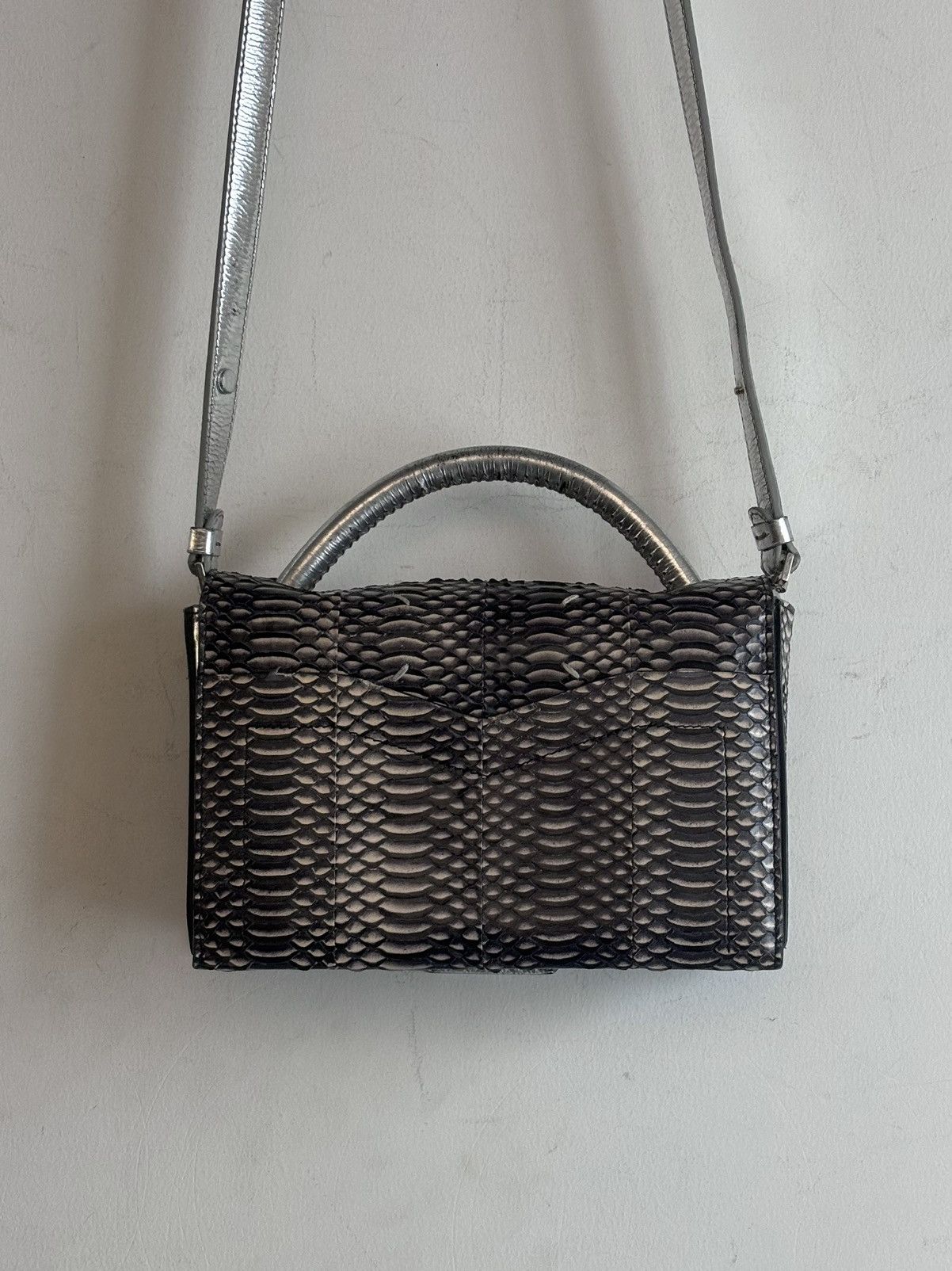 Maison Margiela Maison Margiela｜AW2016 Snakeskin Small Square Bag Size ONE SIZE - 8 Thumbnail