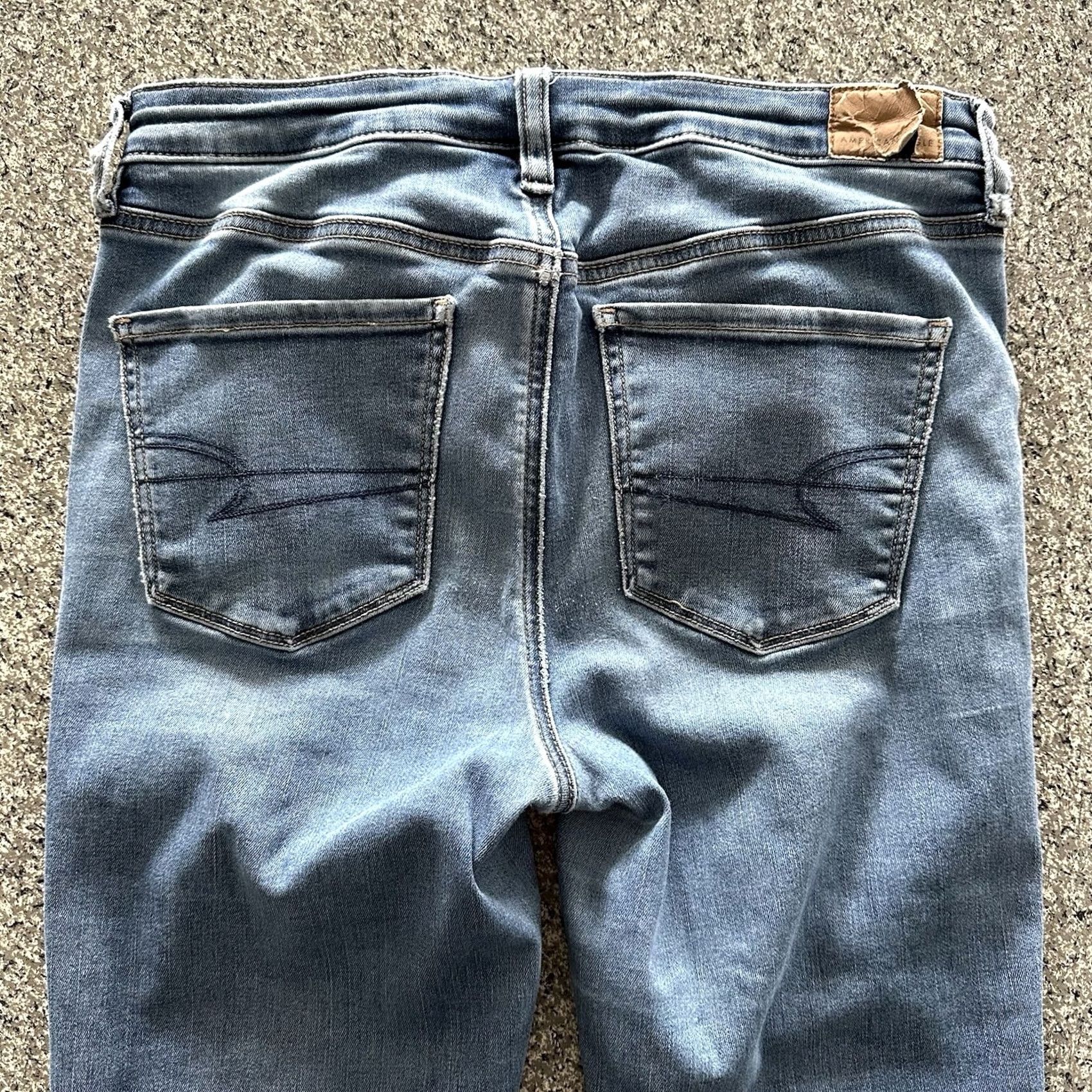 American Eagle Outfitters American Eagle Outfitters Jeans Womens 8 R 29x27 AE High Rise Jegging Stretch Slim Denim Blue 8 Womens Jeans Size 30" / US 8 / IT 44 - 5 Thumbnail