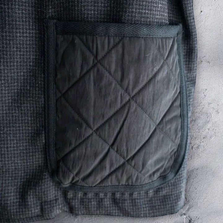Comme des Garcons Homme NWT 25AW COMME des GARCONS HOMME Check Shawl Jacket Black S Size US S / EU 44-46 / 1 - 4 Thumbnail