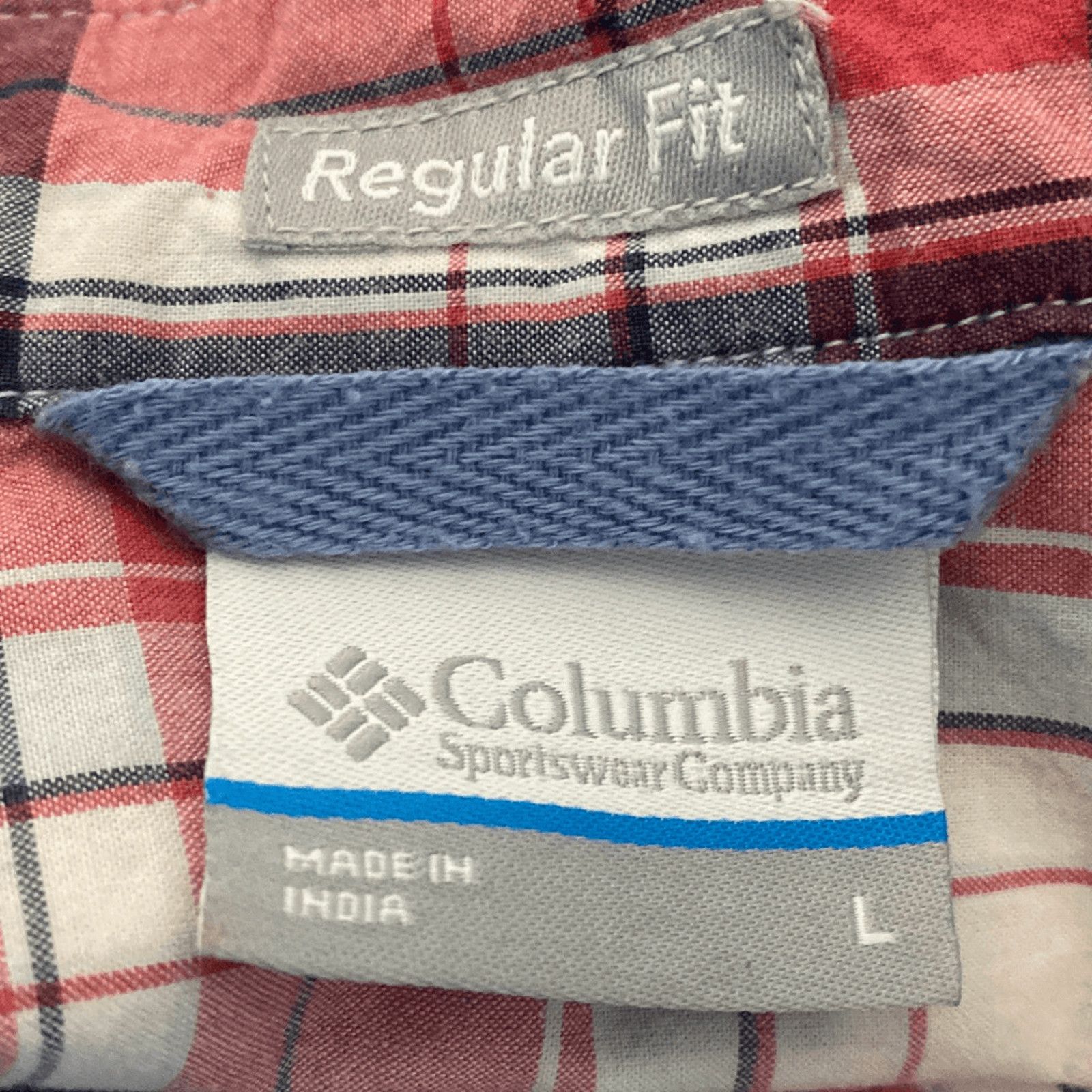 Columbia Columbia Men's Red Plaid Short Sleeve Button-Up Shirt Large Size US L / EU 52-54 / 3 - 7 Thumbnail