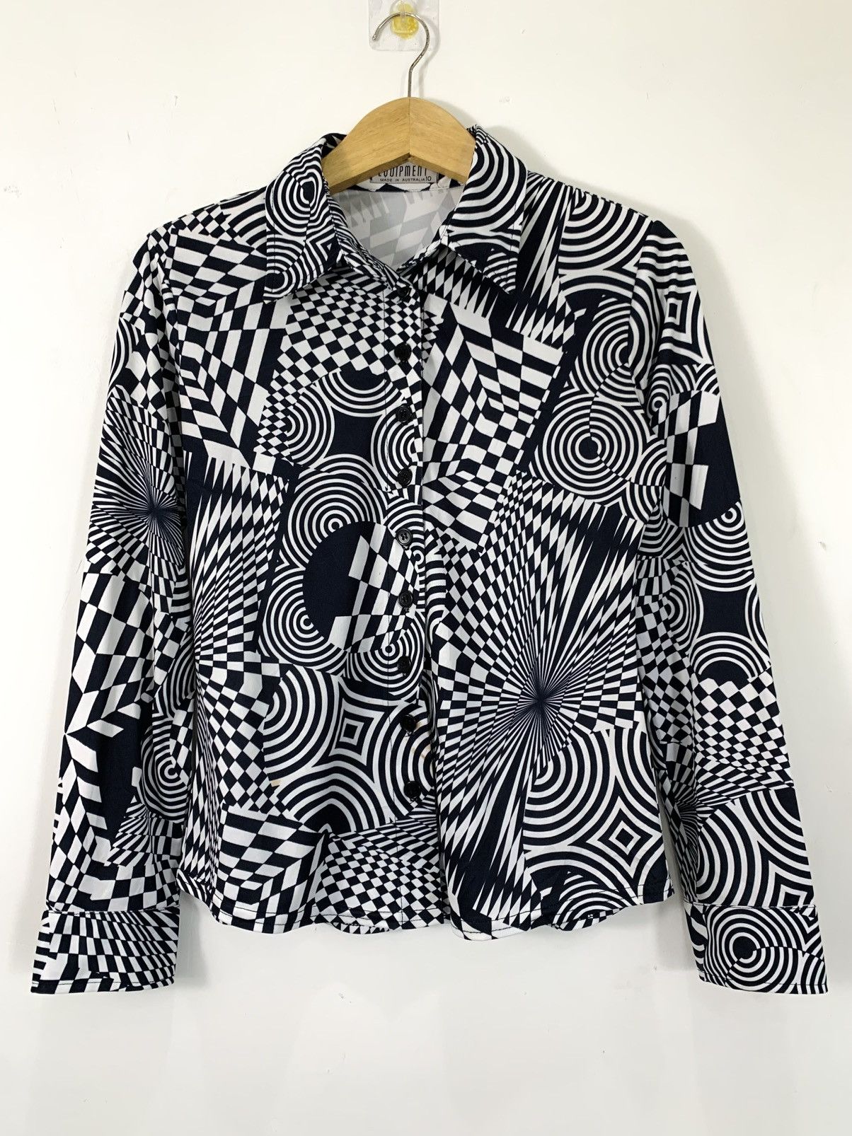 Designer vintage psychodelic button up shirt Size S / US 4 / IT 40 - 1 Thumbnail