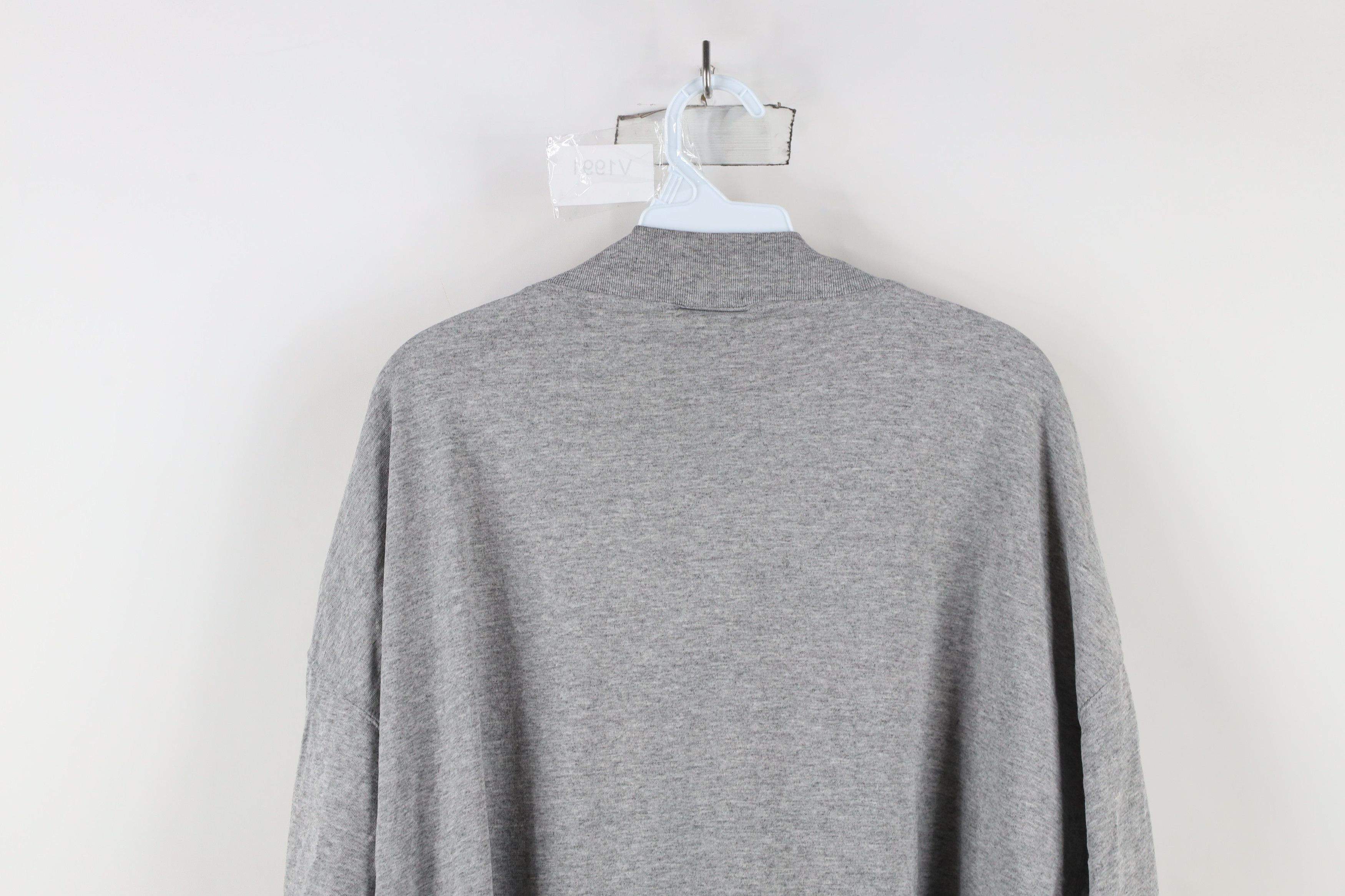 Reebok × Vintage Vintage 90s Reebok Logo Mock Neck Long Sleeve T-Shirt Size US XXL / EU 58 / 5 - 12 Thumbnail