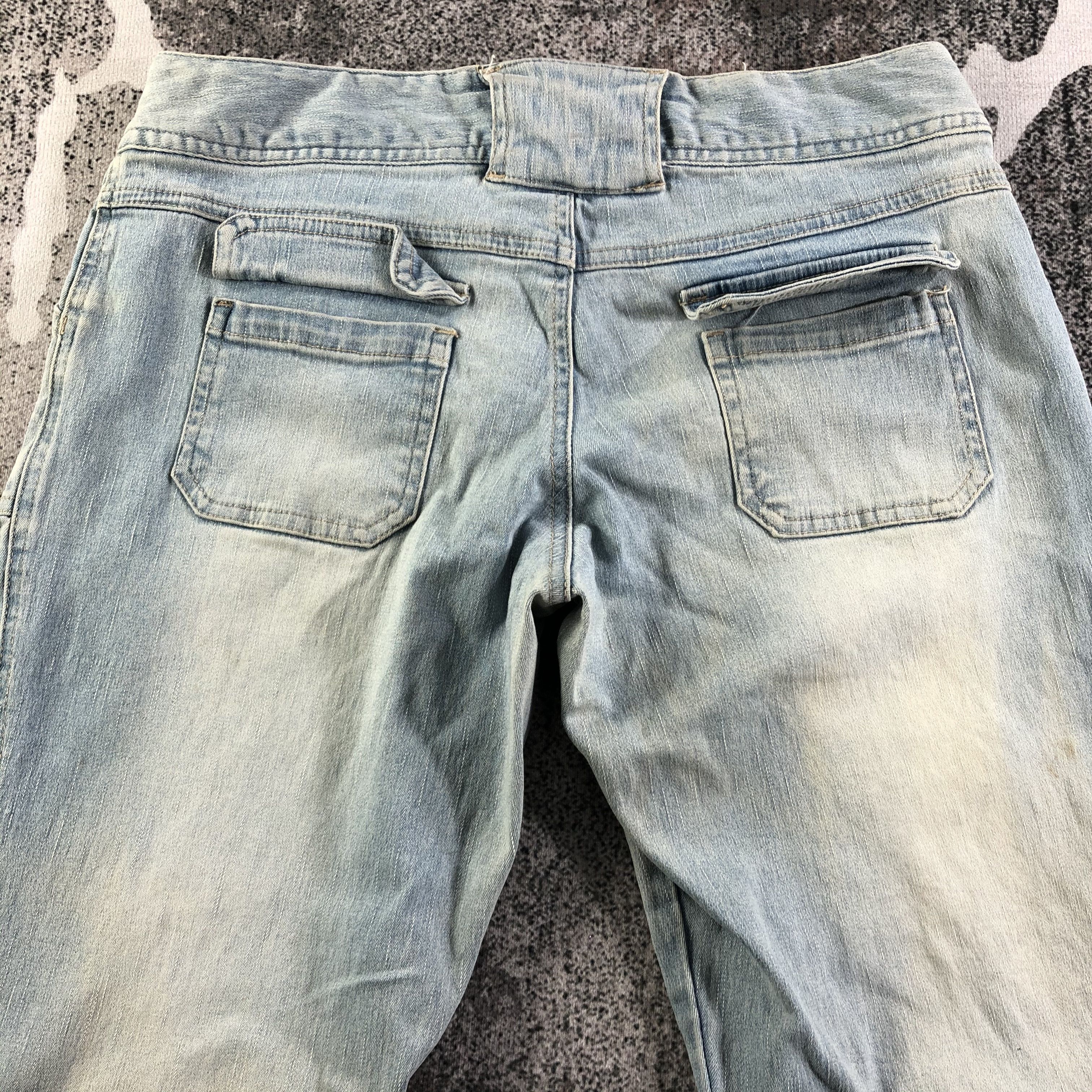 Japanese Brand Vintage Japanese Brand Bush Pants Flared Jeans KJ2417 Size US 28 / EU 44 - 3 Thumbnail