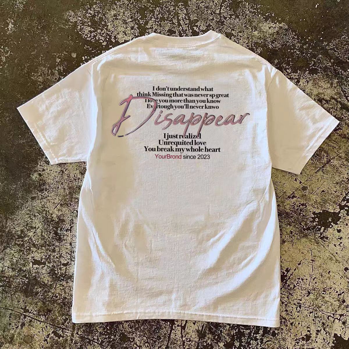Vintage White washed retro eye print t-shirt Size US M / EU 48-50 / 2 - 2 Thumbnail