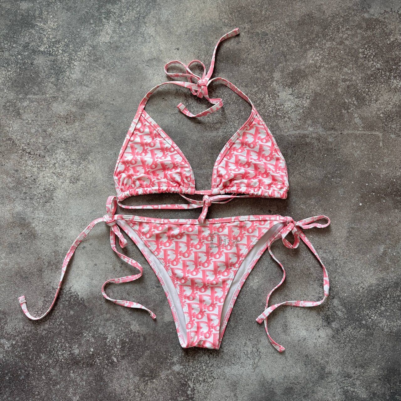 Dior Christian Dior by John Galliano 2000’s Y2K Bikini Swimwear Size ONE SIZE - 2 Thumbnail