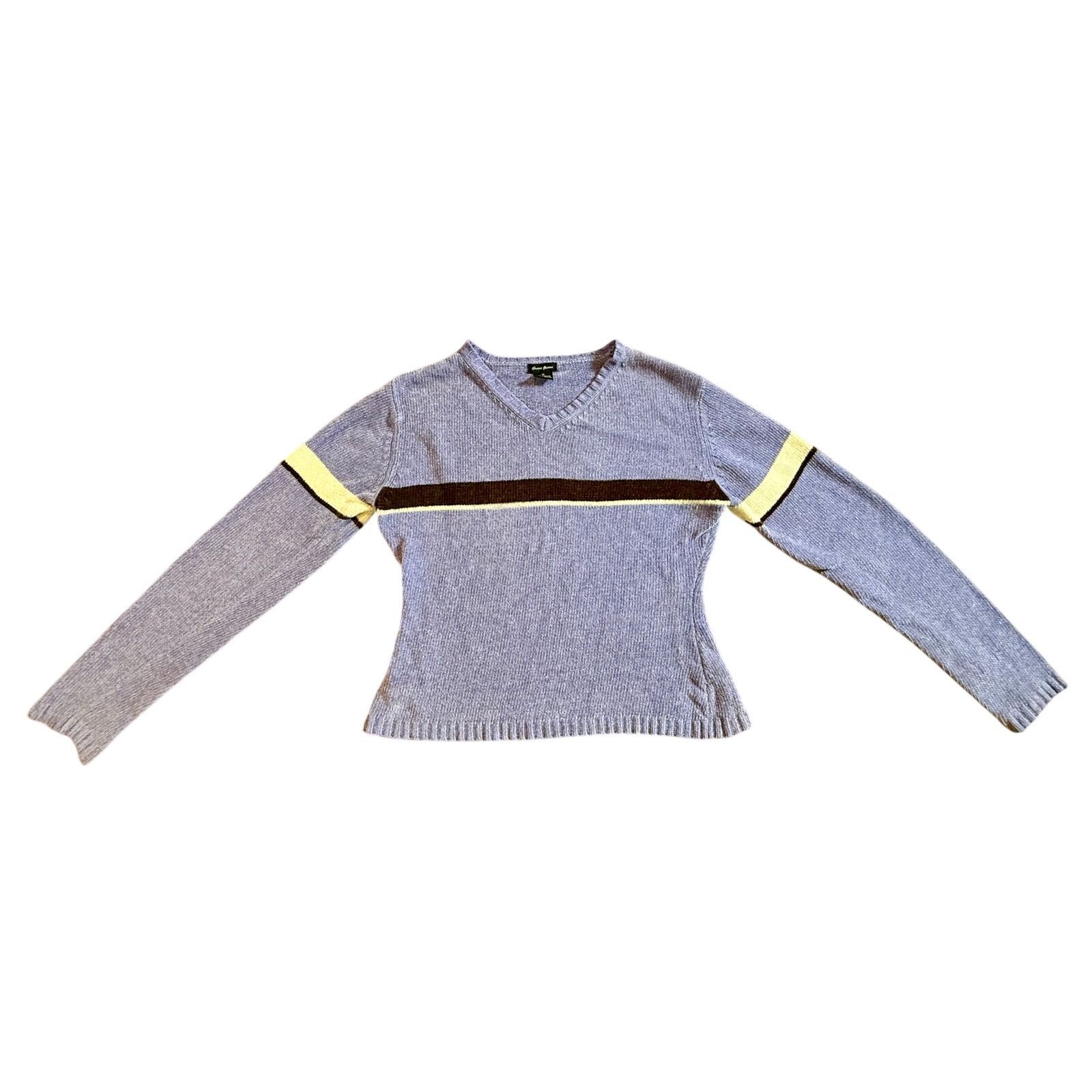 Guess Rare Vintage Y2K Guess Jeans Lavender Sweater Stripe Detail Size M / US 6-8 / IT 42-44 - 2 Thumbnail