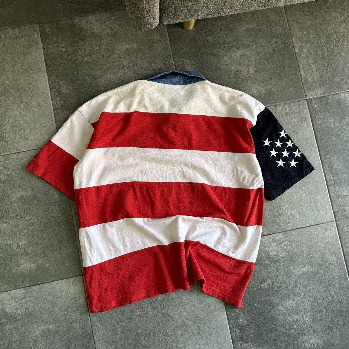Vintage Vintage Budweiser Polo USA Cotton T-shirts Used Y2K Rugby Size US XXL / EU 58 / 5 - 4 Thumbnail