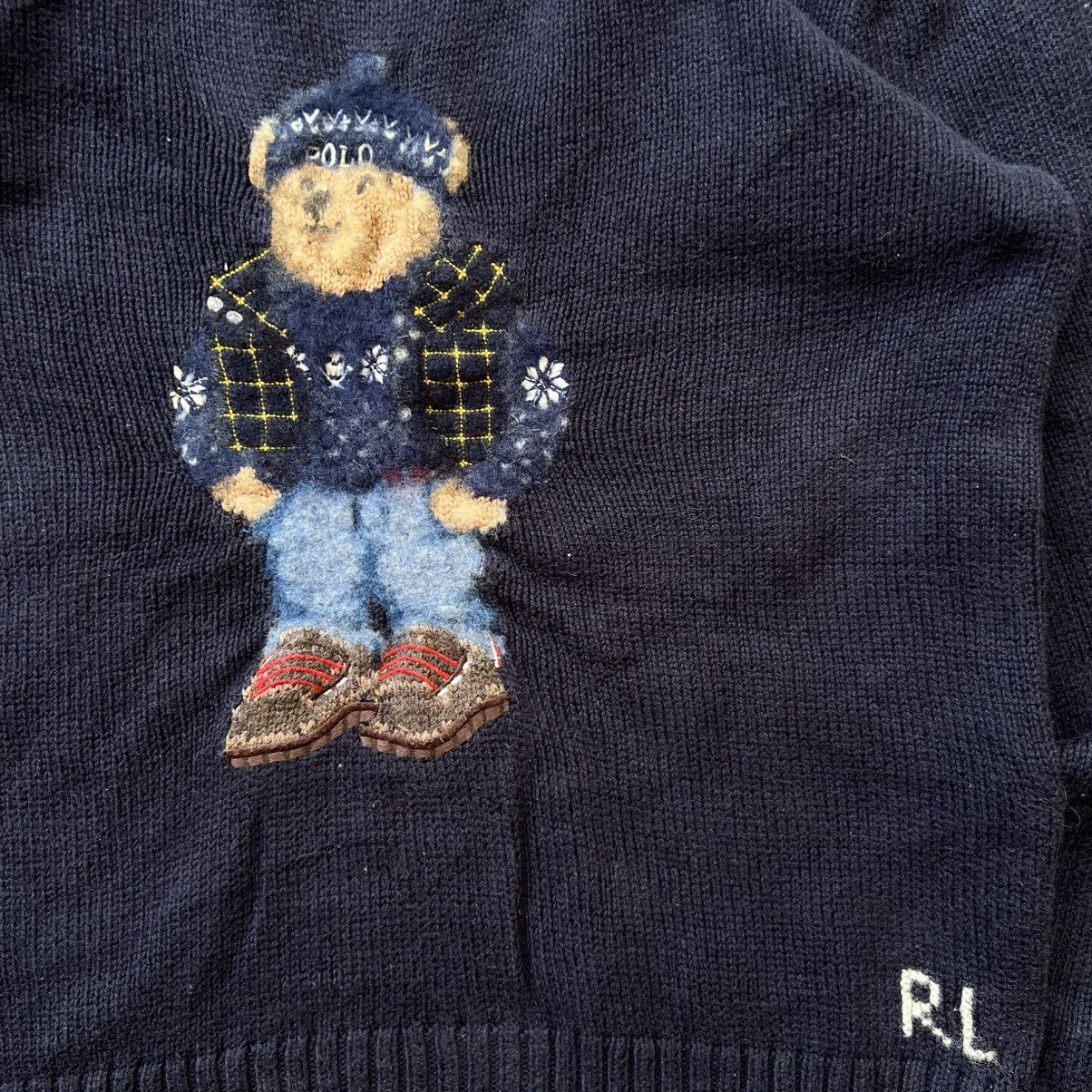 Ralph Lauren 💥RARE💥 Vintage Polo Ralph Lauren Bear knit Sweater Size US S / EU 44-46 / 1 - 3 Thumbnail