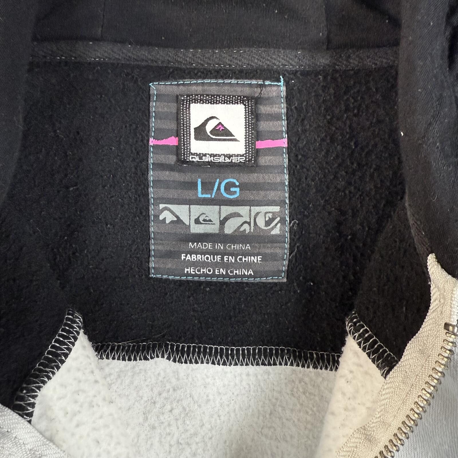 Quiksilver Y2K Quiksilver Striped Zip Up Hoodie Large Size US L / EU 52-54 / 3 - 3 Thumbnail