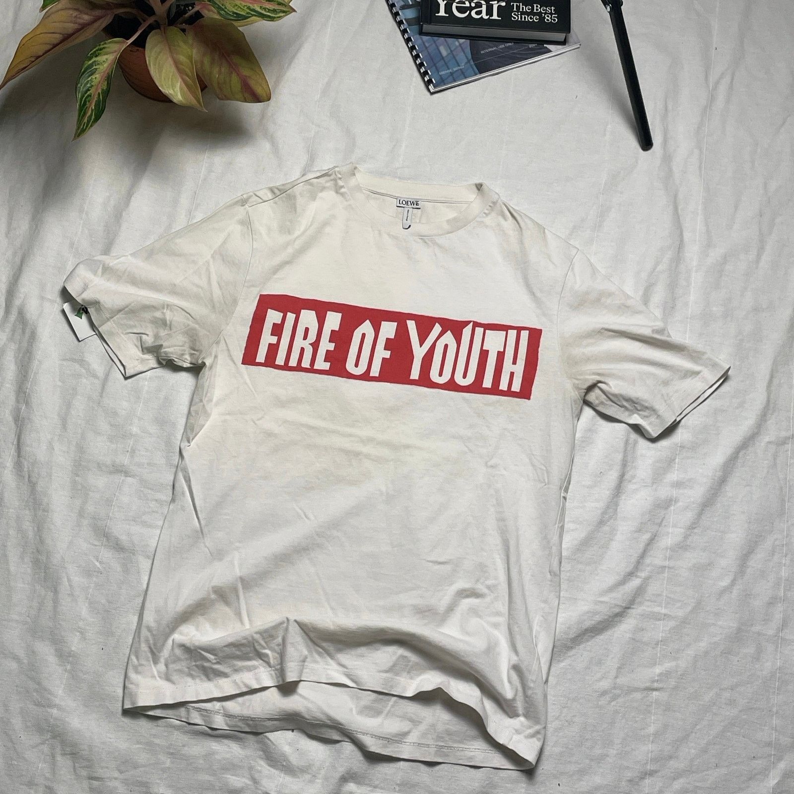 Loewe Loewe fire of youth t shirt | Grailed