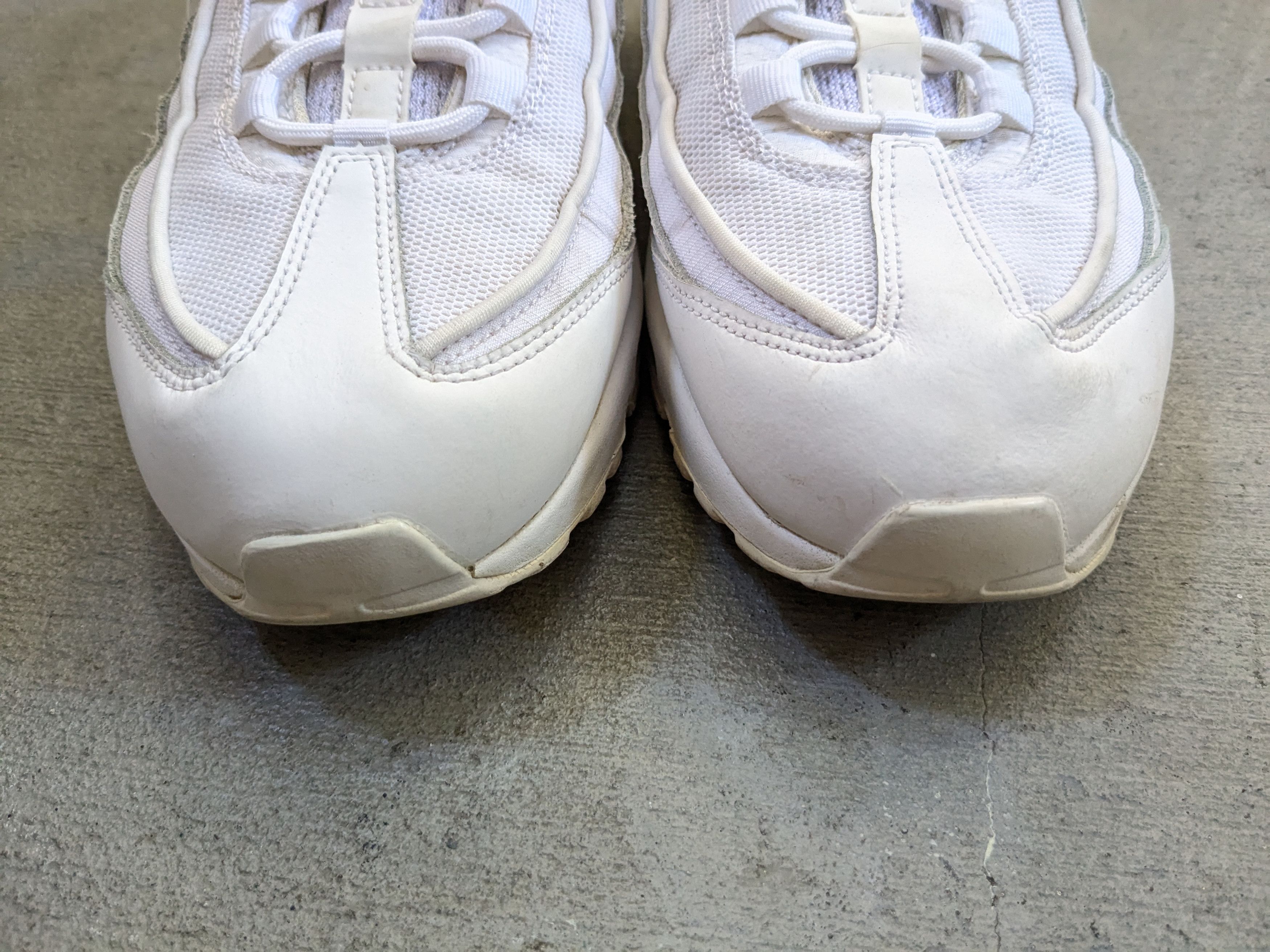 Nike Nike Air Max 95 Essential Triple White Size 11.5 CT1268-100 Size US 11.5 / EU 44-45 - 2 Thumbnail