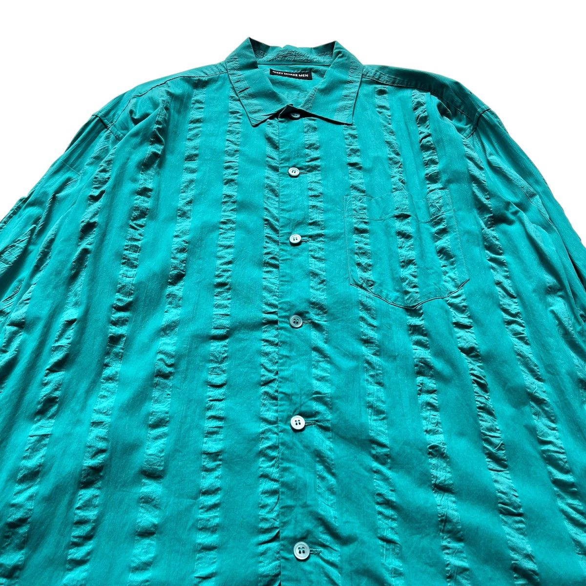 Issey Miyake × Japanese Brand Vintage Issey Miyake Button Up Shirt Long Sleeve Size US L / EU 52-54 / 3 - 3 Thumbnail