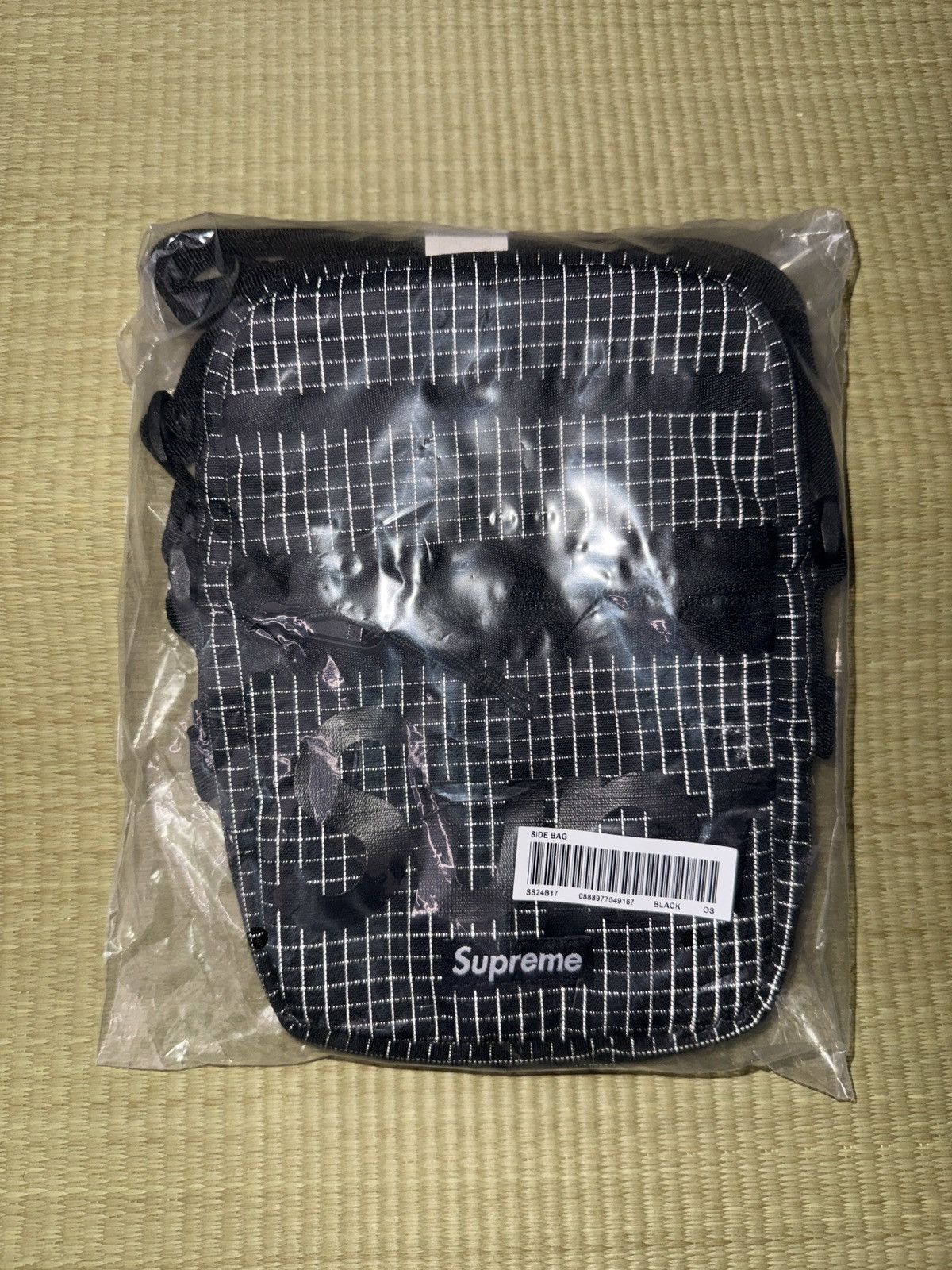Supreme New Supreme Black Reflective Side Bag Size ONE SIZE - 4 Thumbnail