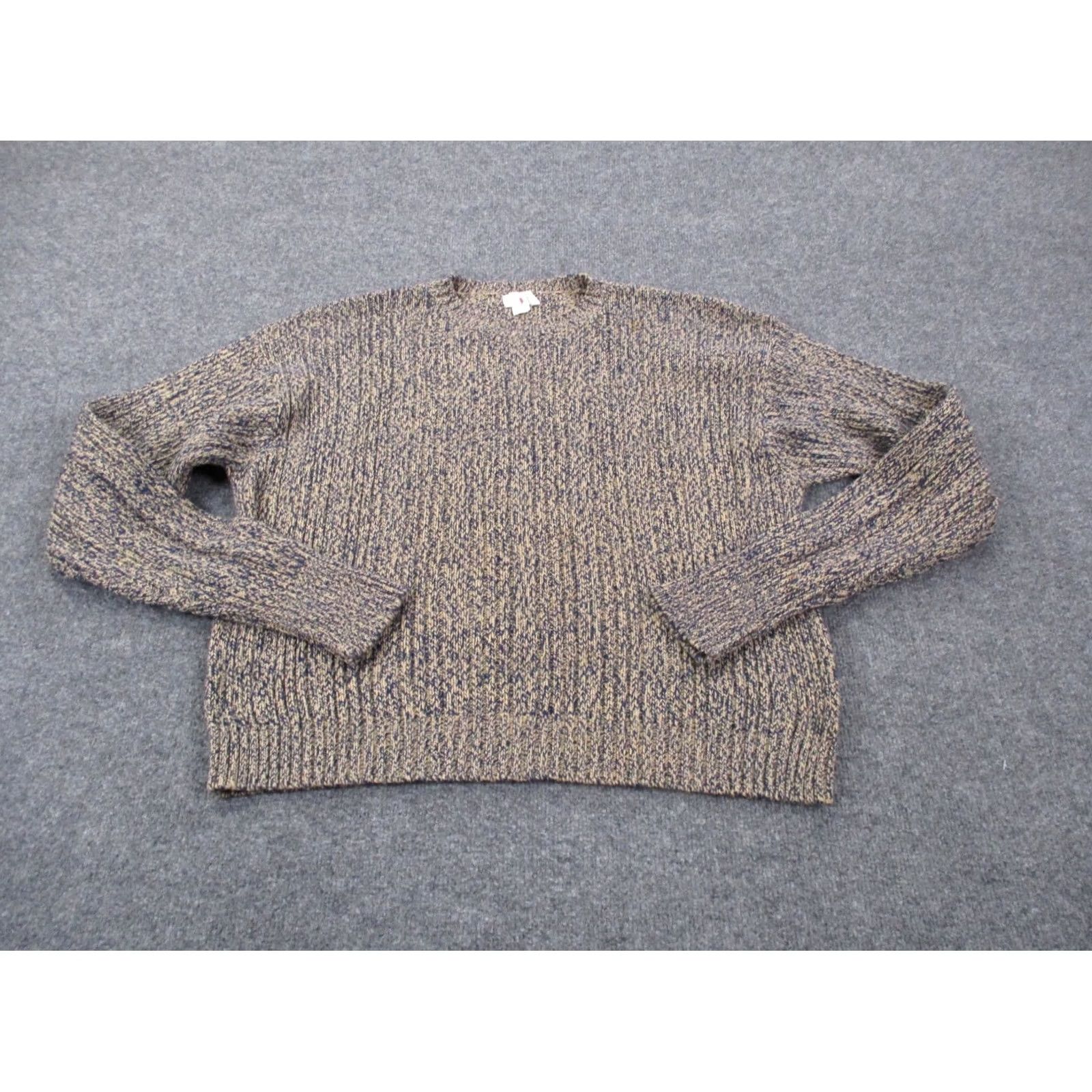 J.Crew VINTAGE J.CREW Sweater Mens L Gray Oarsman Pullover Ribbed Soft Preppy Crew Neck Knit Pullover Casual All Seasons Lightweight 90s Mens Size US L / EU 52-54 / 3 - 2 Thumbnail