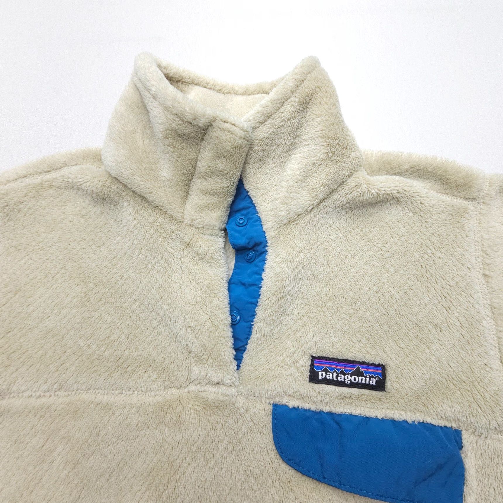Patagonia Patagonia Re-Tool Snap-T Pullover Jacket Womens Small Fleece Ivory Logo Lightweight Mid-Length/Regular Fit Shirt Style Outdoor Size L / US 10 / IT 46 - 5 Thumbnail
