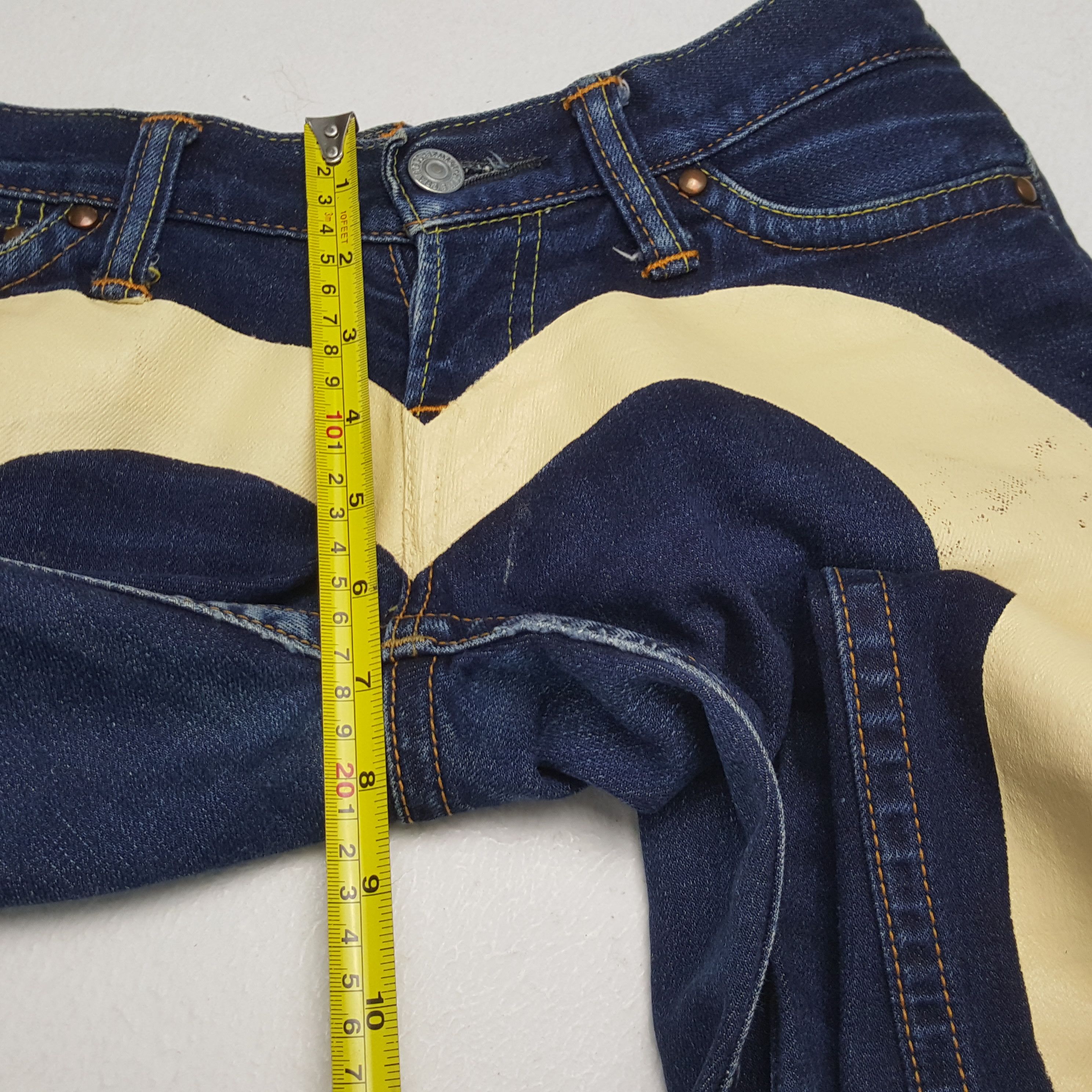 Evisu × Japanese Brand × Vintage EVISU Women Jeans Streetwear Custom Daicock Style Size 28" / US 6 / IT 42 - 8 Thumbnail