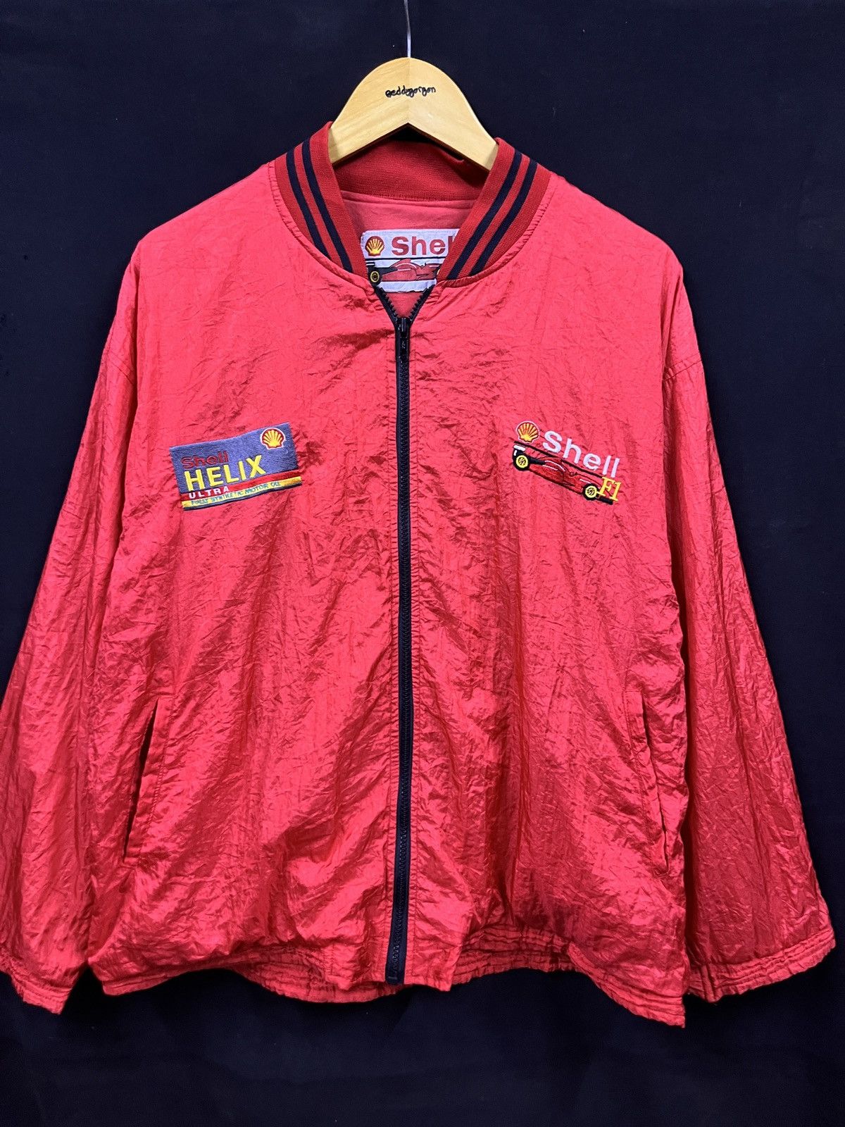 Other VINTAGE SHELL F1 BOMBER JACKET Size US XL / EU 56 / 4 - 1 Thumbnail