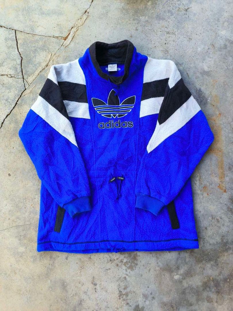 Adidas × Vintage Vintage 90a Adidas Decente Fleece Size US L / EU 52-54 / 3 - 2 Thumbnail