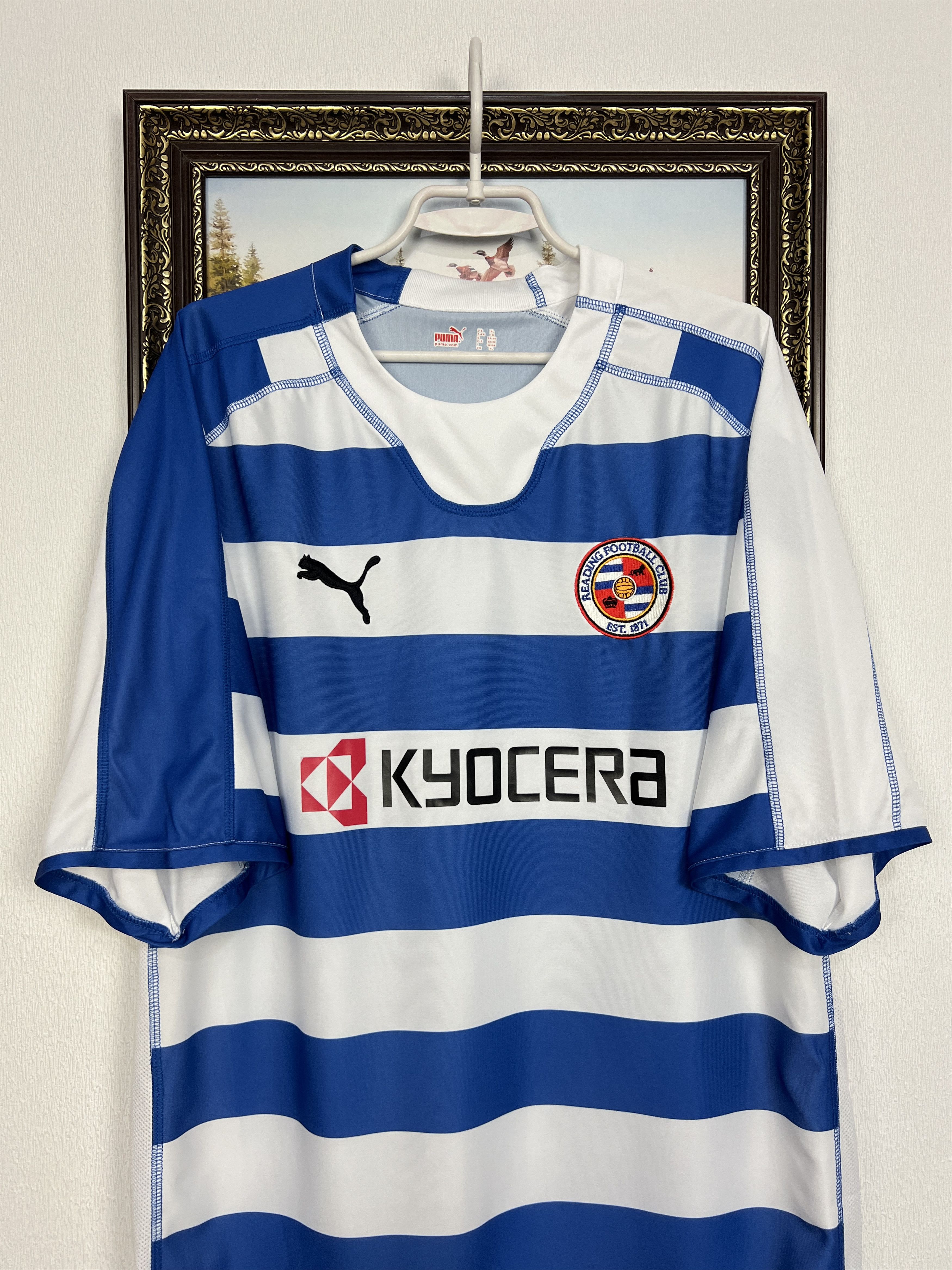 Puma Reading Home football shirt 2006 Soccer Jersey Trikot Rare Size US XL / EU 56 / 4 - 2 Thumbnail