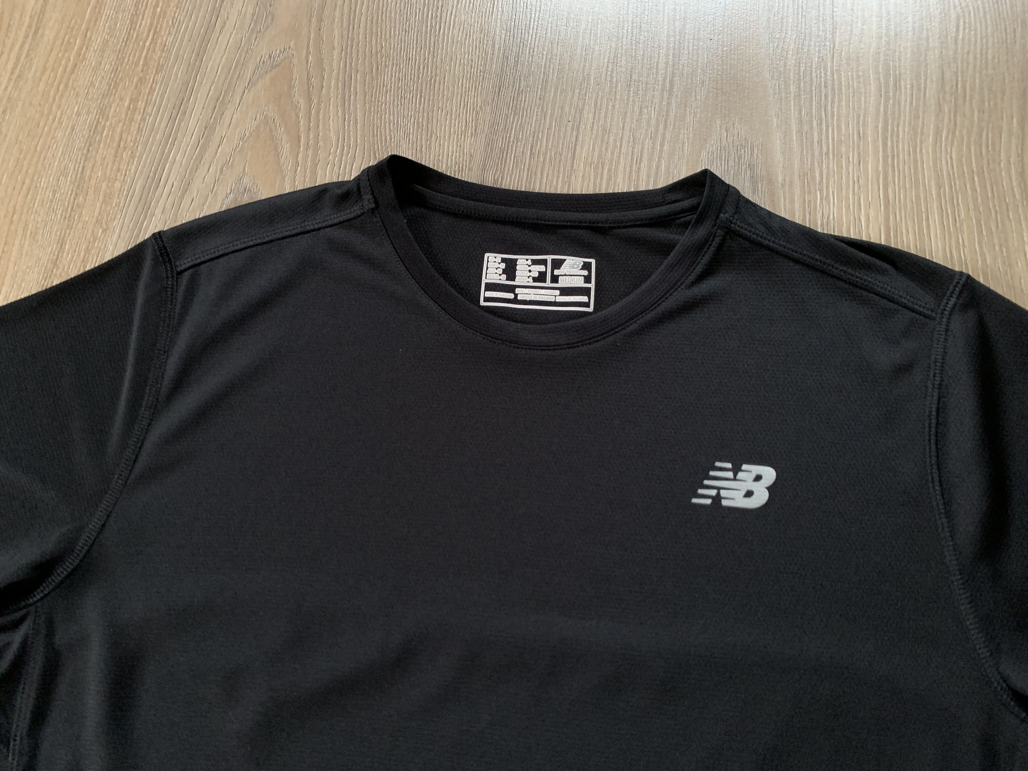 Japanese Brand × New Balance New Balance Reflective Black Training Running T Shirt Size US M / EU 48-50 / 2 - 4 Thumbnail