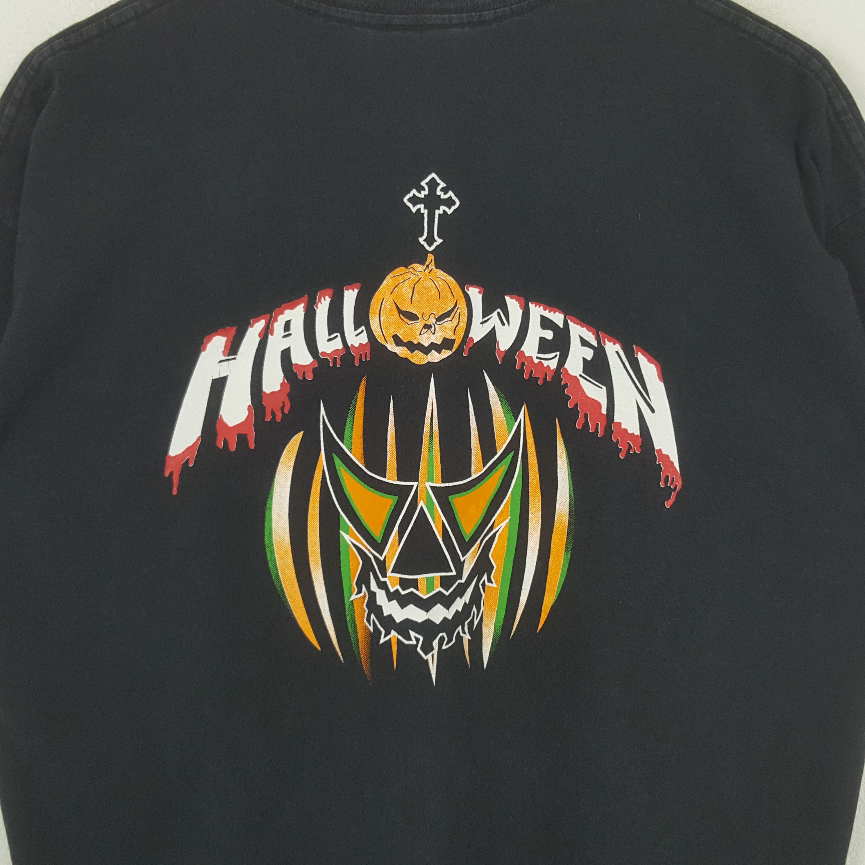 Vintage Vintage Halloween 666 Mexico Wrestling Group Tshirt RR5 Size US XL / EU 56 / 4 - 2 Thumbnail