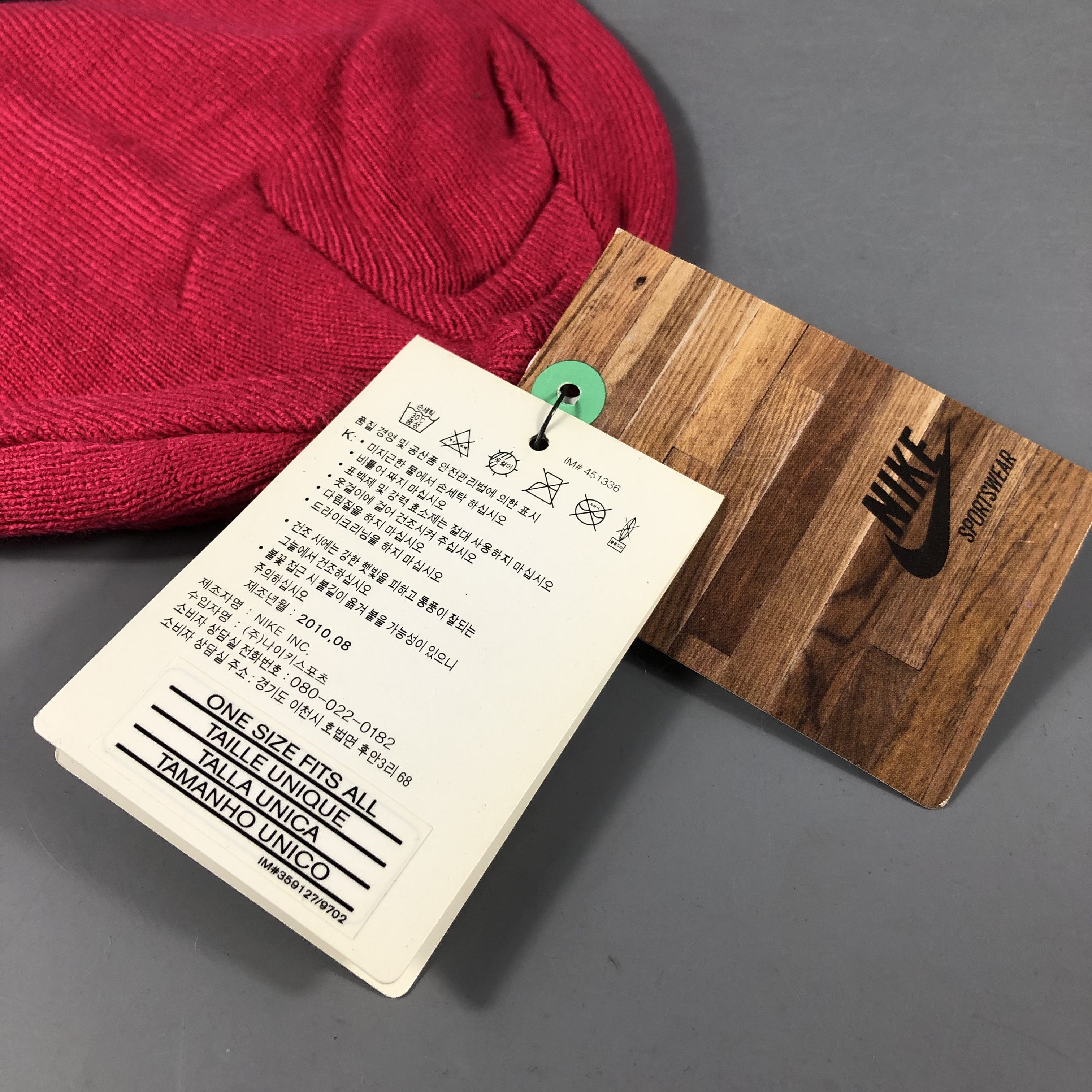 Vintage Nike Pink Beanie Snowcap Snow Hat B971 Size ONE SIZE - 7 Thumbnail