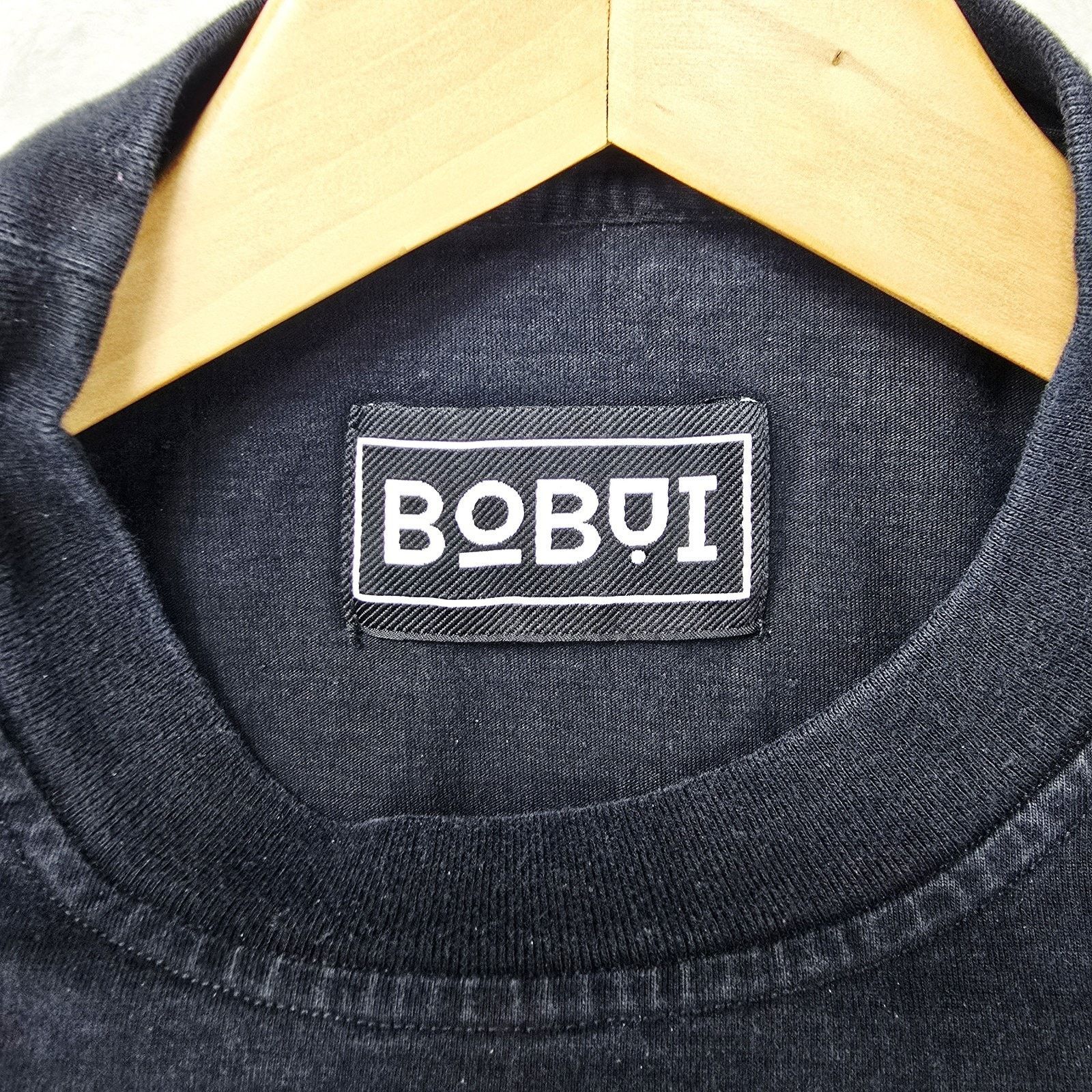 Other Bobui Saigon Shirt Mens Medium Black Cherob Angel Streetwear Size US M / EU 48-50 / 2 - 4 Thumbnail