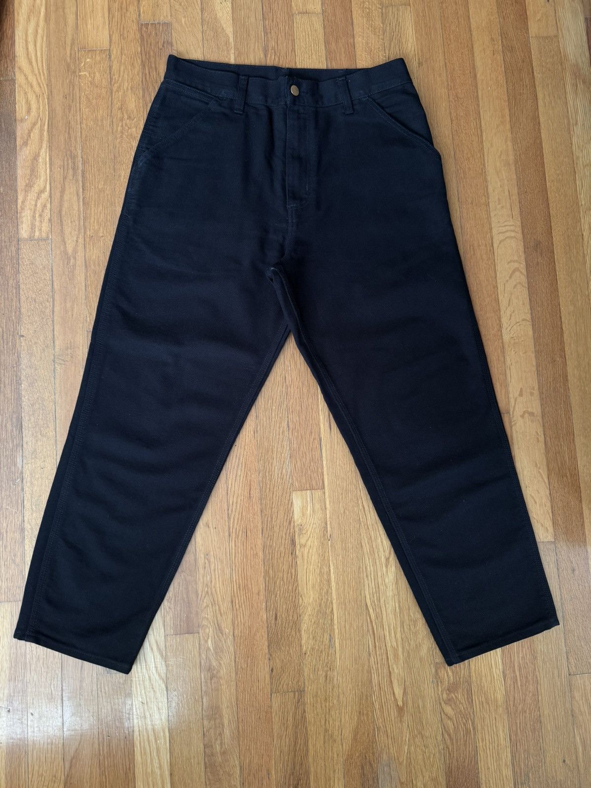 Carhartt WIP Simple Pant - 30x27 Black Canvas