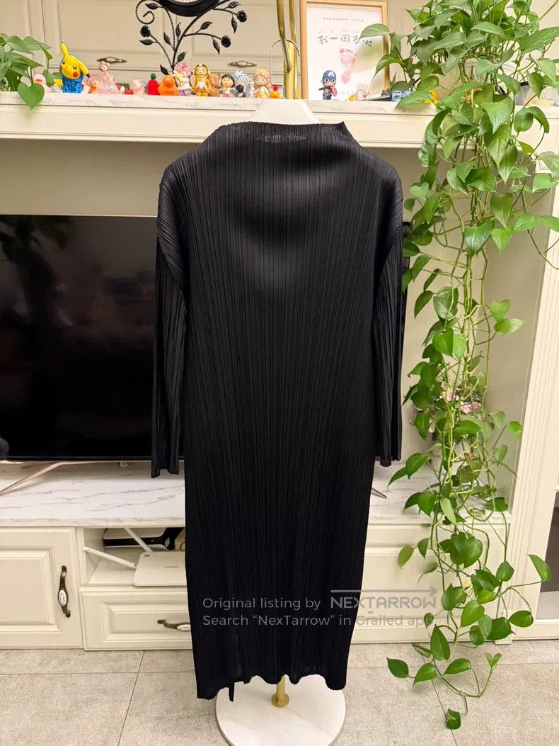 Issey Miyake Issey Miyake Black Long-sleeve Dress Size M / US 6-8 / IT 42-44 - 6 Thumbnail
