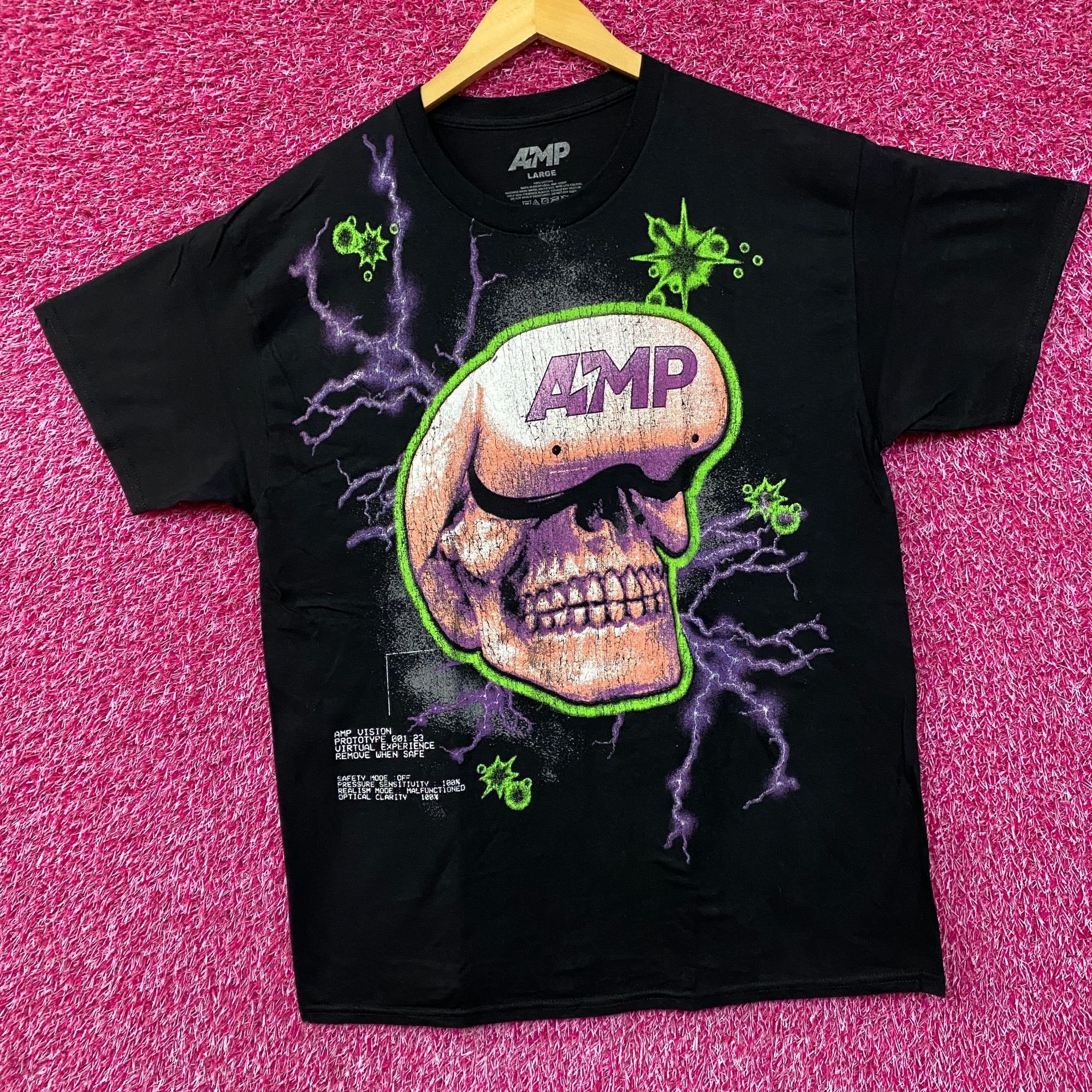 AMP AMP Skull Lightning T-Shirt Large Size US L / EU 52-54 / 3 - 3 Thumbnail