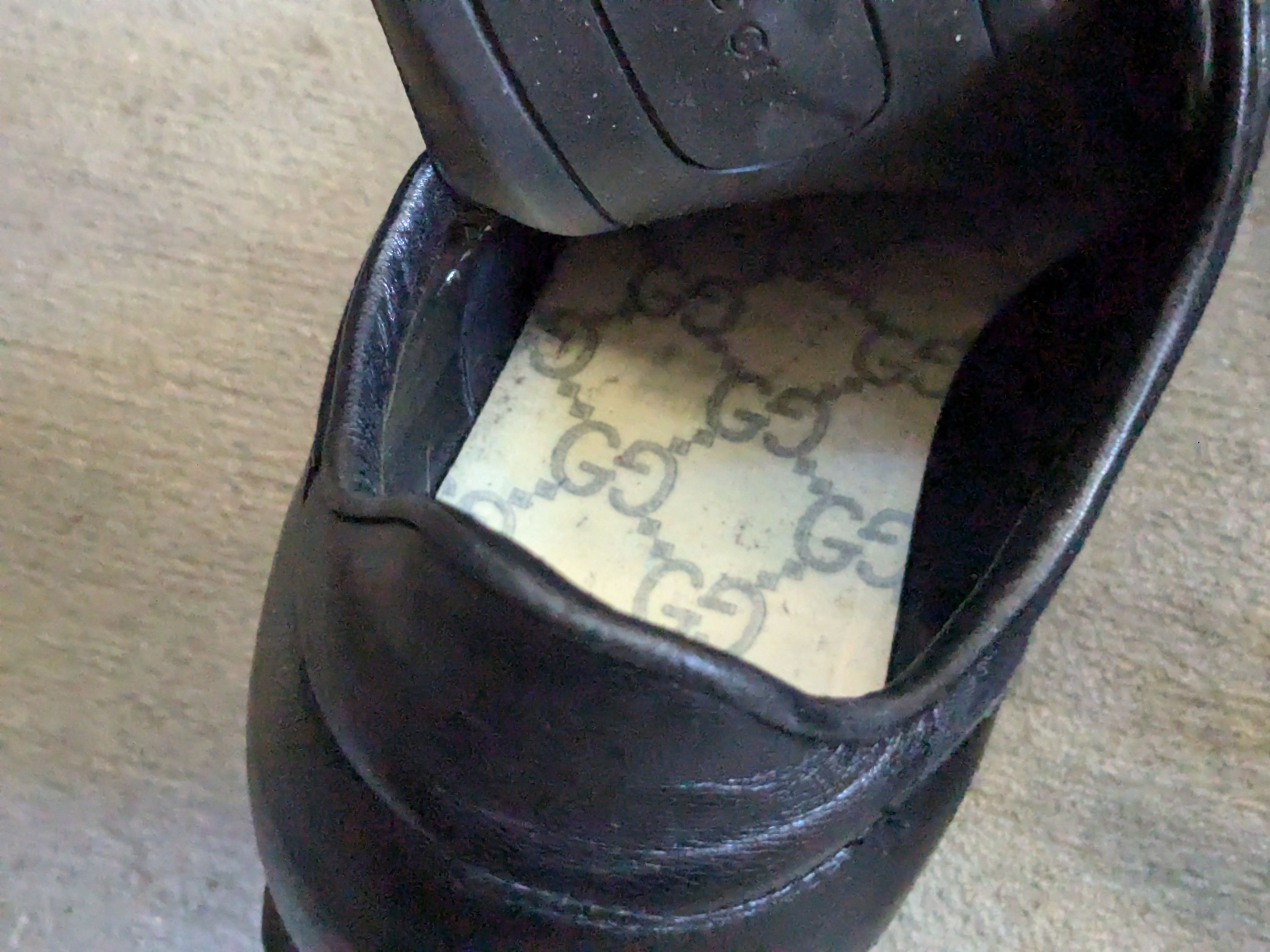 Gucci Gucci Guccissima Sneakers 9.5 Black Monogram Leather Size US 9.5 / EU 42-43 - 16 Thumbnail