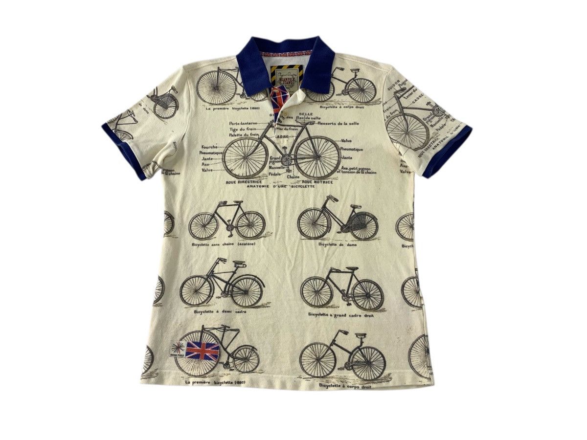 BEANPOLE Beanpole Jeans Anatomie D’une Bicyclette Polo Tee Size US M / EU 48-50 / 2 - 1 Thumbnail