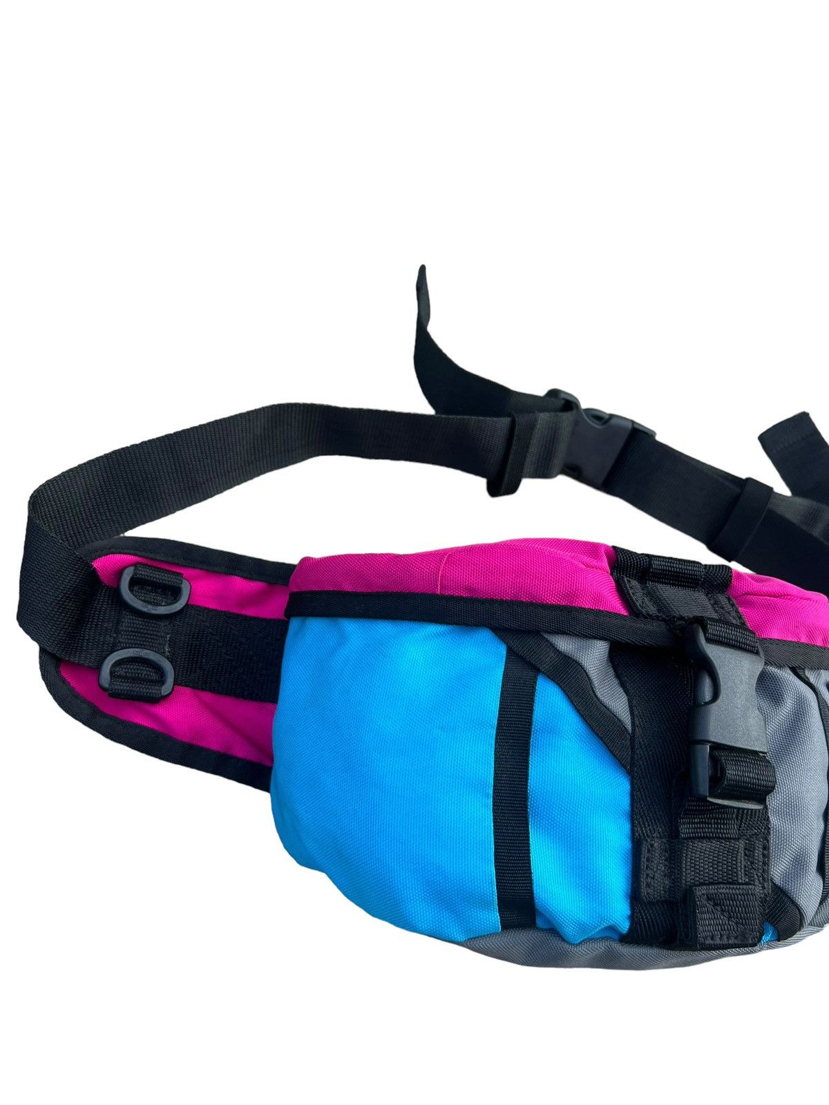 Diesel Vintage Diesel Multi Colour Block Nylon Waist Chest Bag Size ONE SIZE - 11 Thumbnail